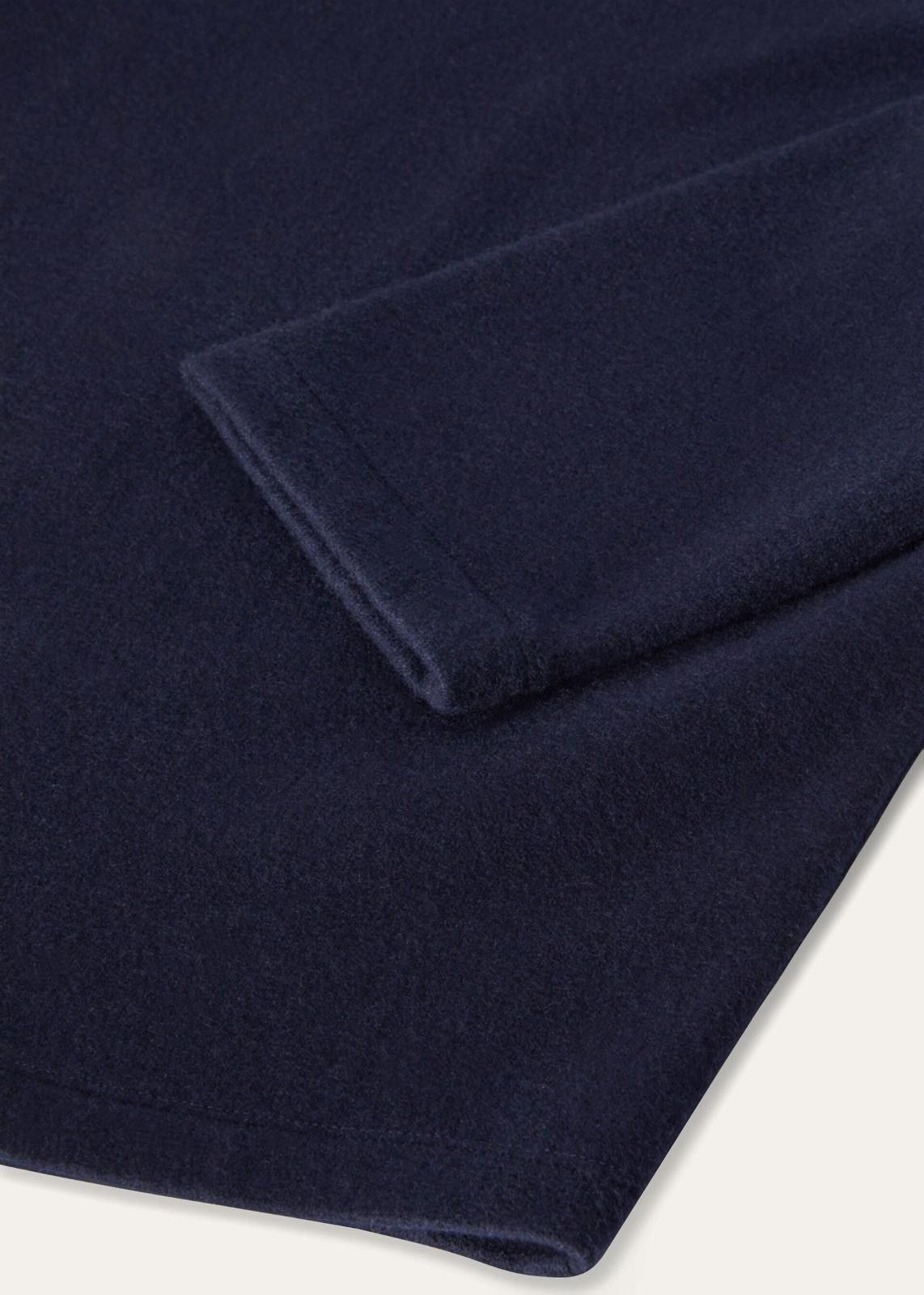 Loro Piana o1srvl11e0824 Jersey Darhan Long Sleeve T-Shirt in Navy Blue Size XXL / US 16-18 / IT 52-54 - 5 Thumbnail