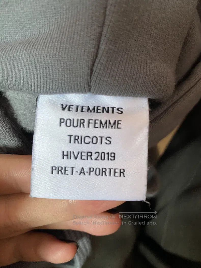 Vetements Vetements Hoodie Size US XS / EU 42 / 0 - 4 Thumbnail