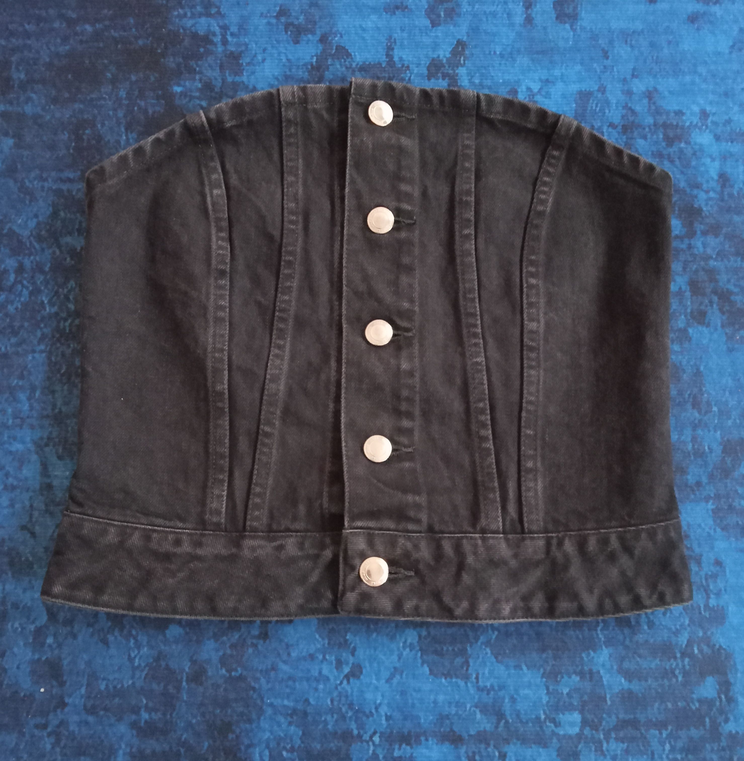 HYKE Hyke Denim Crop Top Tube Size S / US 4 / IT 40 - 1 Thumbnail