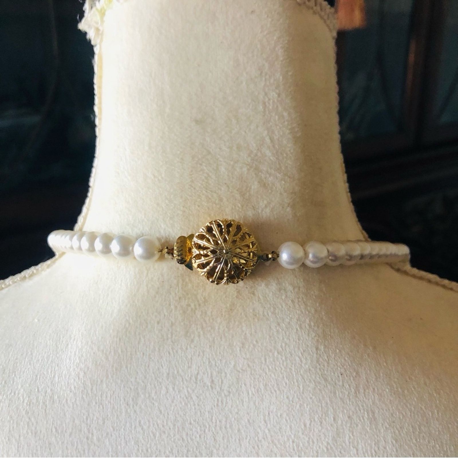 Vintage Vintage extra long length classic white pearl necklace Size ONE SIZE - 3 Thumbnail