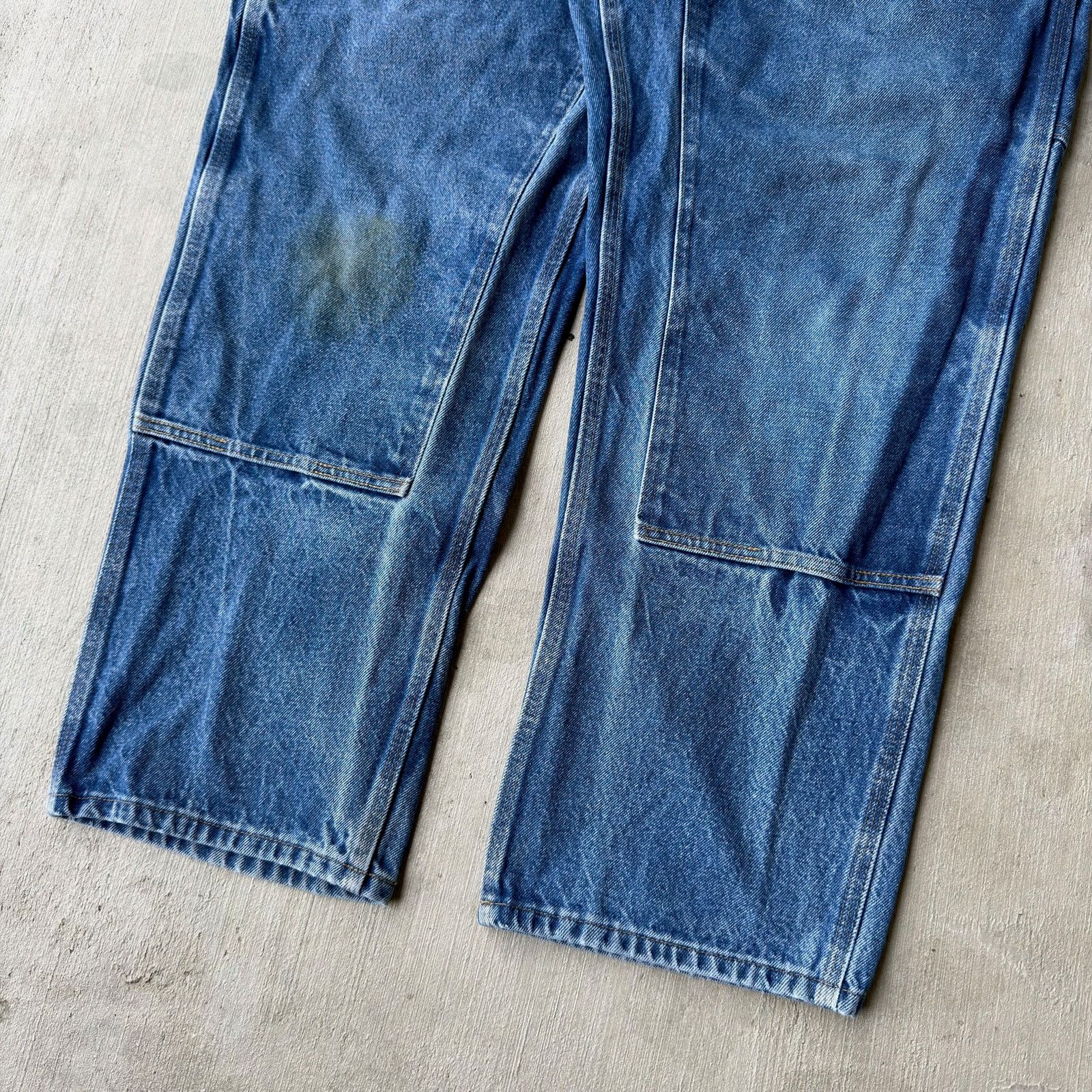 Carhartt × Vintage Carhartt denim blue jean double knee work carpenter pants Size US 38 / EU 54 - 3 Thumbnail