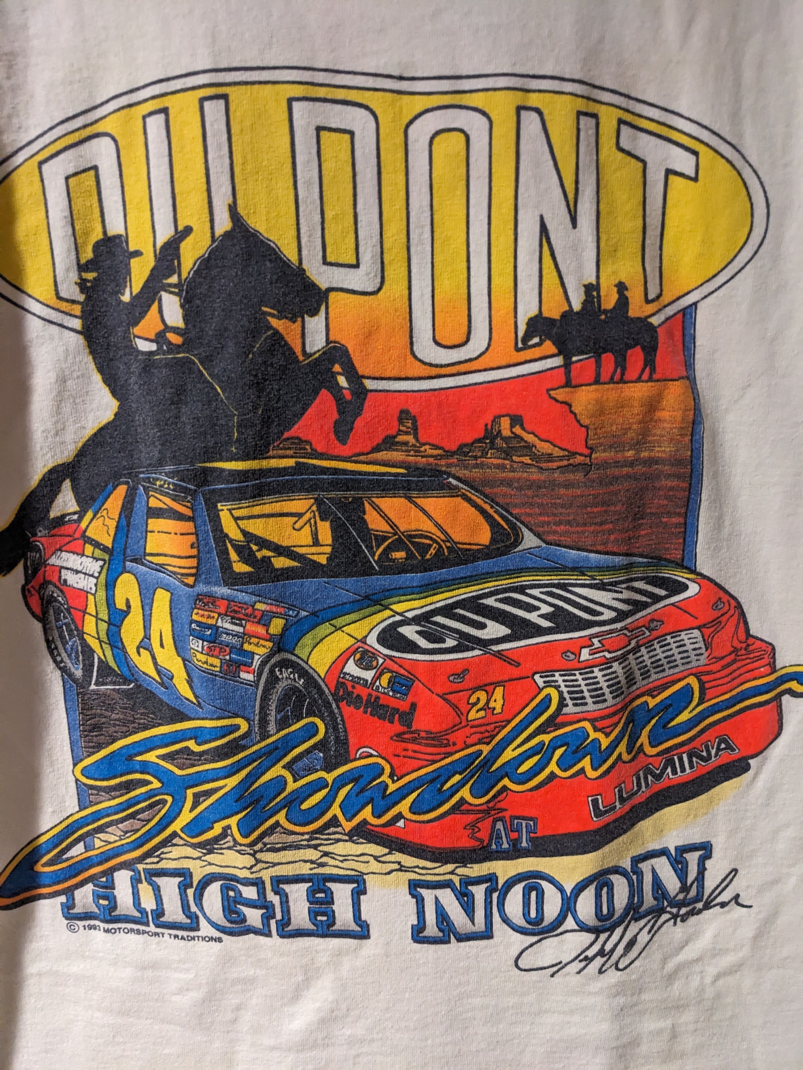 NASCAR × Vintage Vintage 1993 Nascar Jeff Gordan Racing Speedway T-Shirt Size US L / EU 52-54 / 3 - 2 Thumbnail