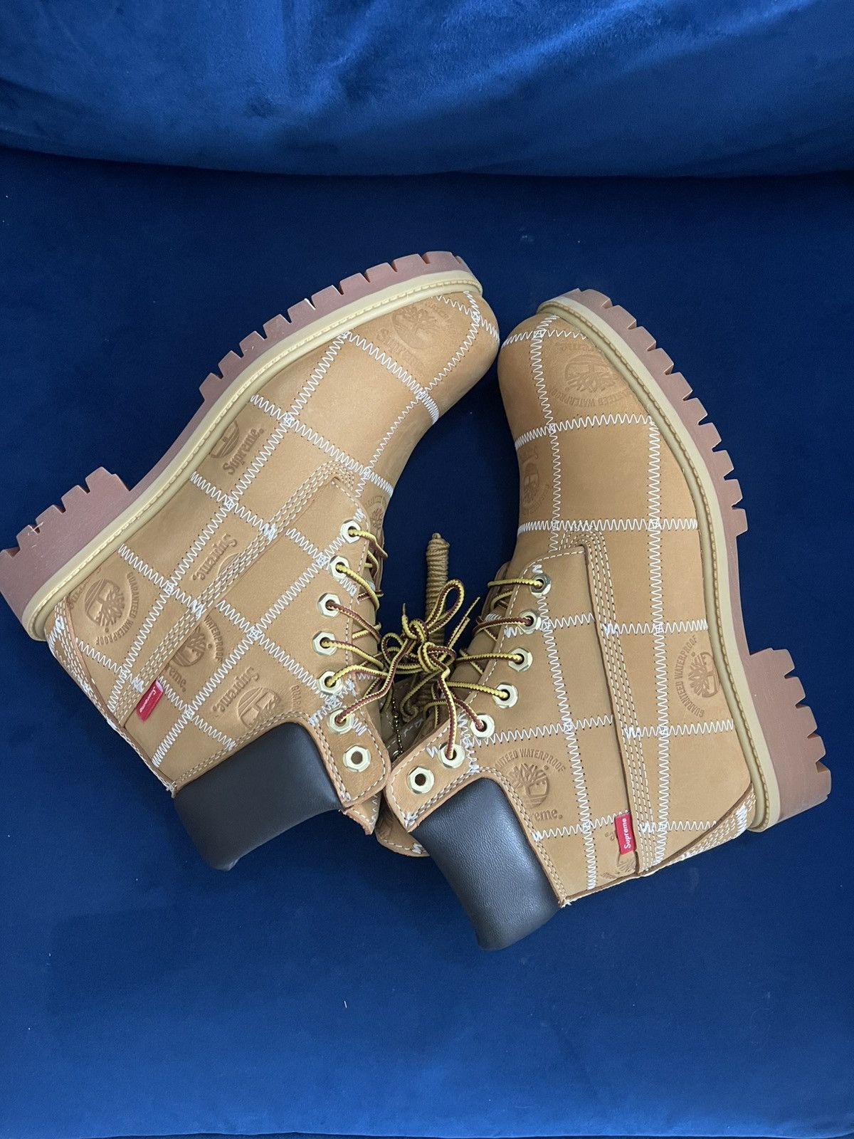 Supreme × Timberland Supreme(WHEAT) timberland 6” Premium waterproof Size US 7.5 / EU 40-41 - 3 Thumbnail