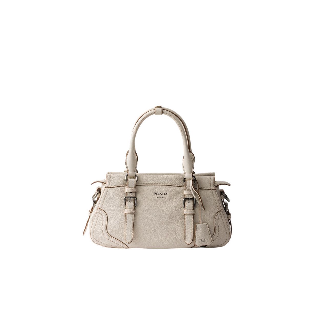 Prada PRADA $4800 Chalk White Large Tote bag New & Authentic Size ONE SIZE - 3 Thumbnail