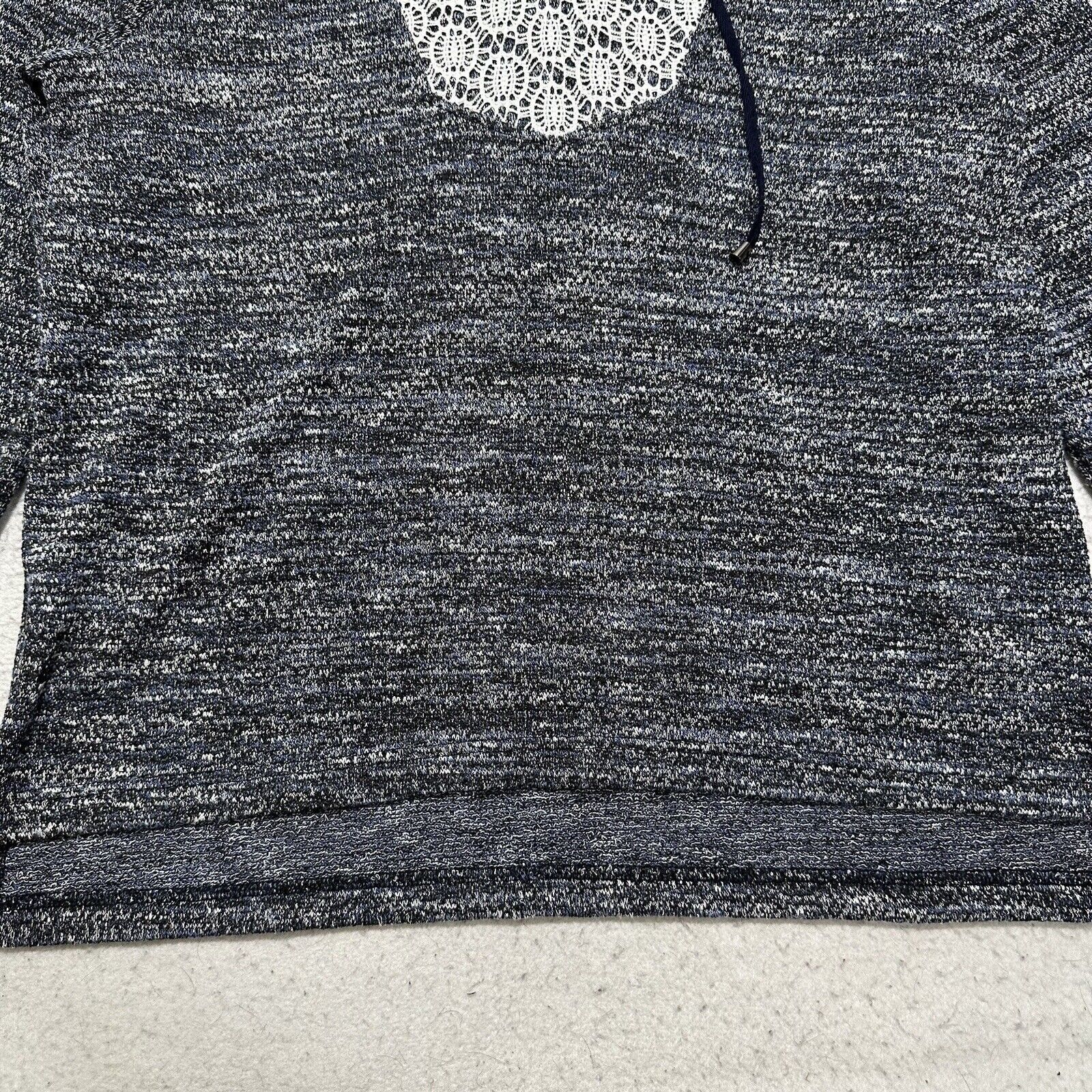 Other Skye's The Limit Medium Hoodie Lace Crochet Knit Sweater Size M / US 6-8 / IT 42-44 - 5 Thumbnail