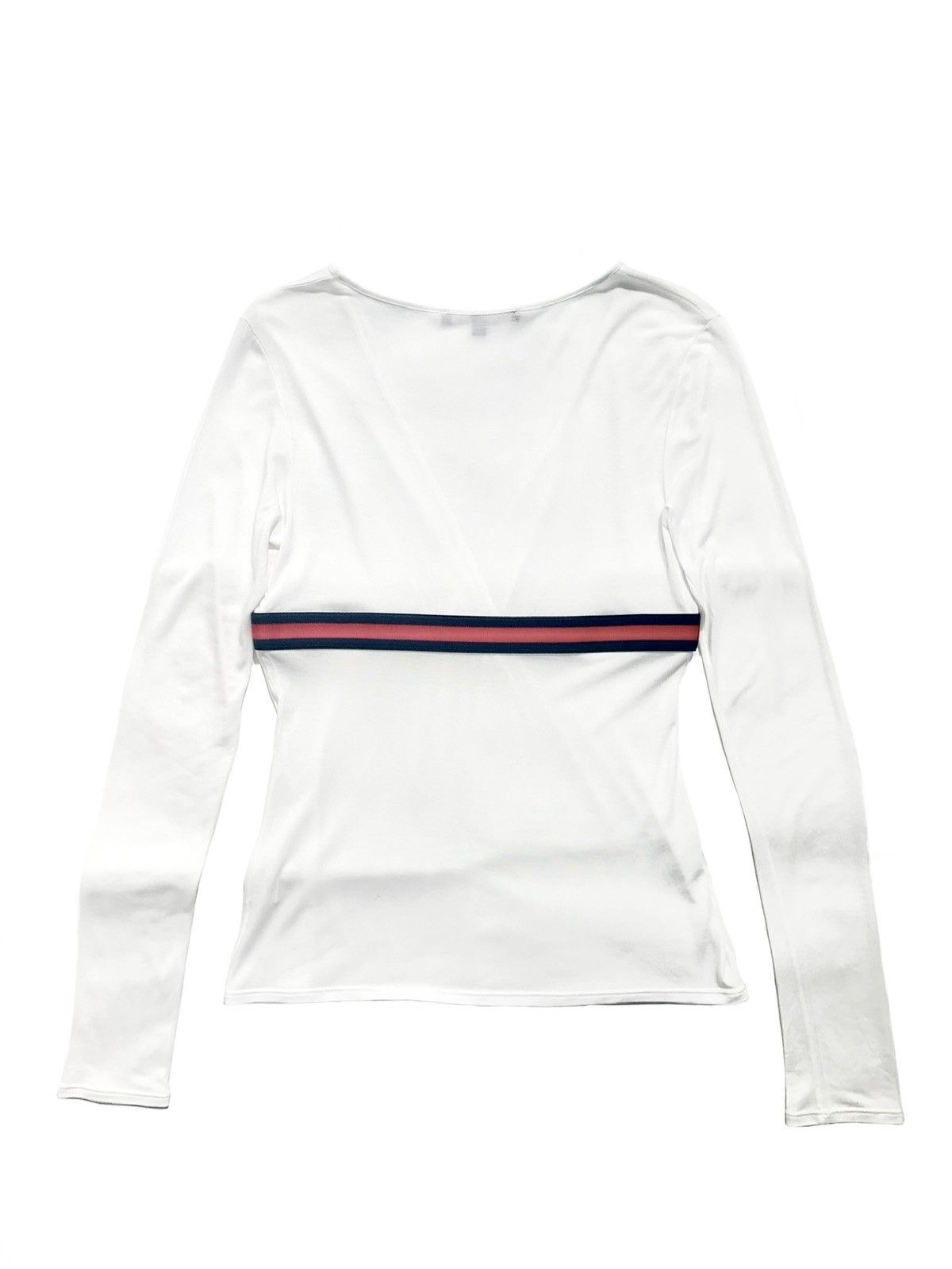 Gucci GUCCI MODAL BLOUSE WITH WEB BAND AND BOW Size S / US 4 / IT 40 - 3 Thumbnail
