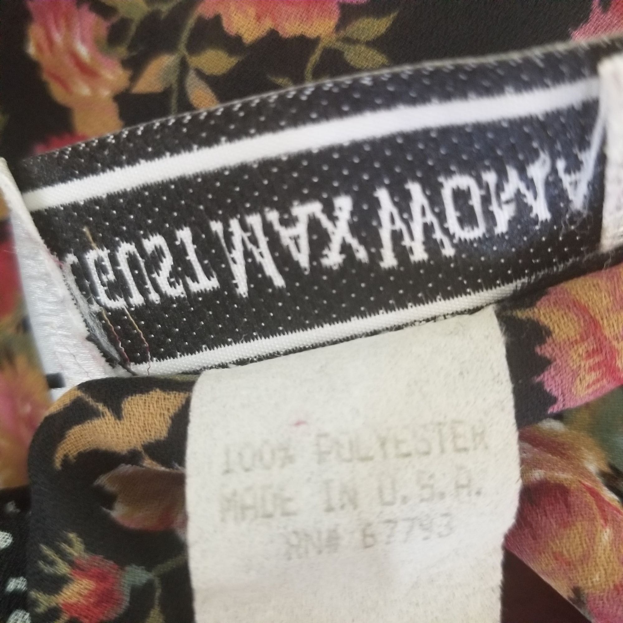 Other August Max 18 Floral 90s Dress Sheer Red Roses Cosplay Grann Size XXL / US 16-18 / IT 52-54 - 5 Thumbnail
