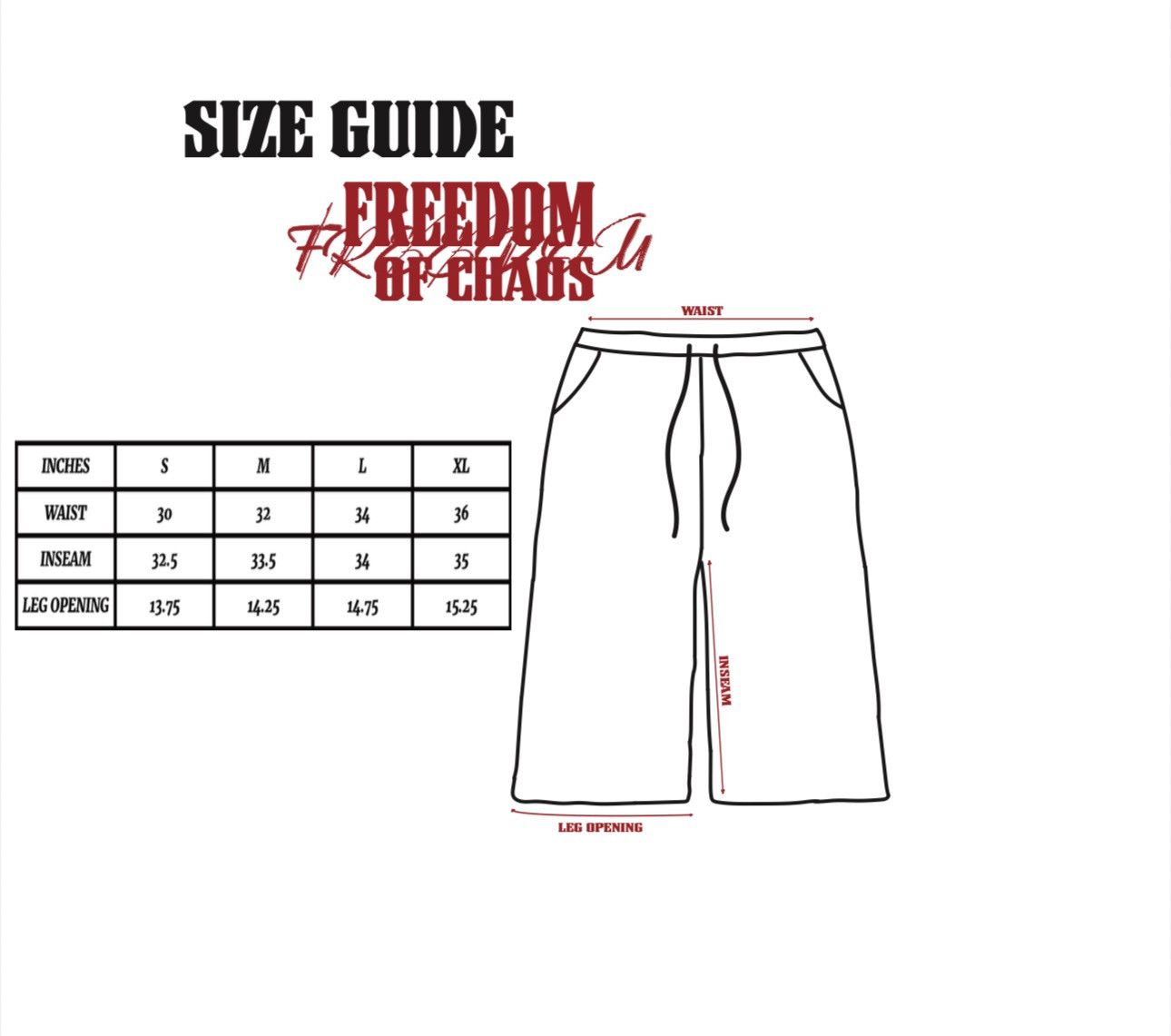 Other Freedom Of Chaos Sweatpants Size US 30 / EU 46 - 7 Thumbnail