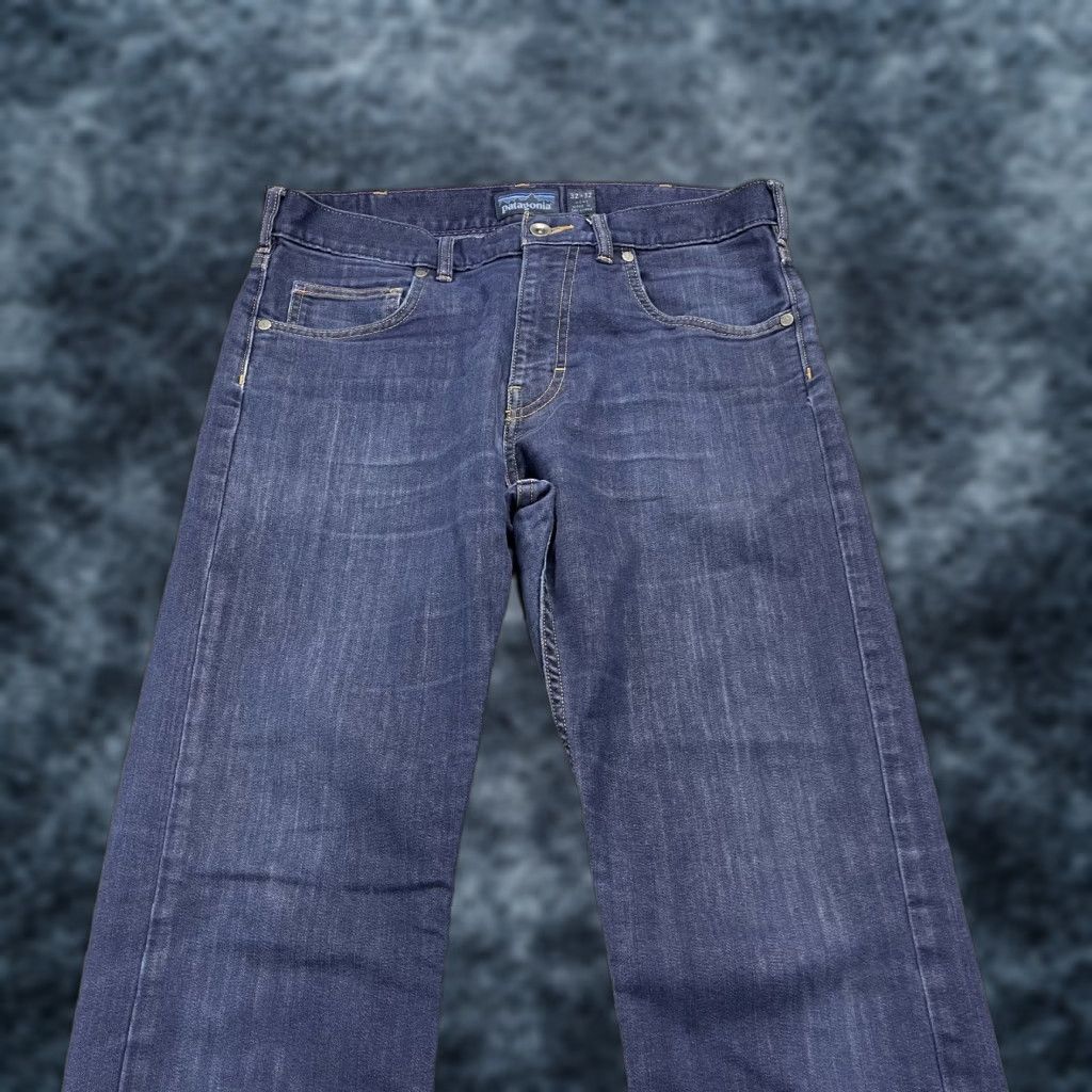 Patagonia Patagonia Iron Clad Jeans Mens 32x32 Blue Straight Fit Stretch Denim Size US 32 / EU 48 - 1 Thumbnail