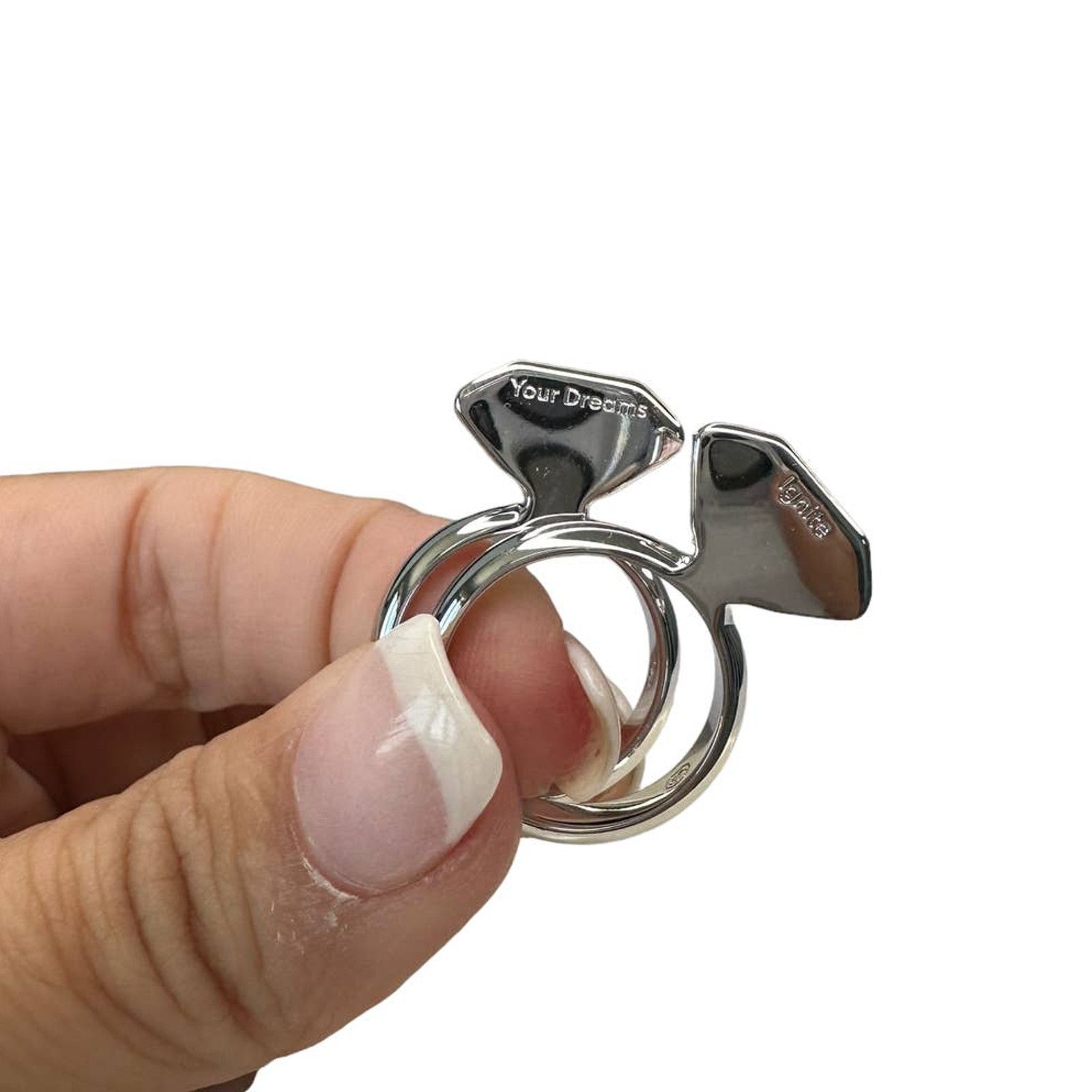 Swarovski Swarovski Lucent ring Magnetic, Pink 4 3/4 USA Size ONE SIZE - 5 Thumbnail