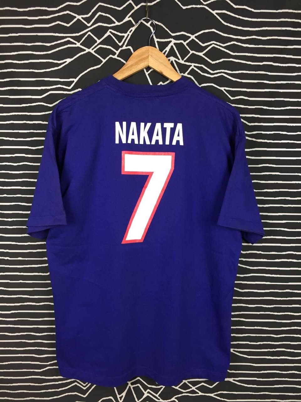 Japanese Brand × Vintage Vtg JFA Japan National Team Hidetoshi Nakata Tee Size US L / EU 52-54 / 3 - 6 Thumbnail