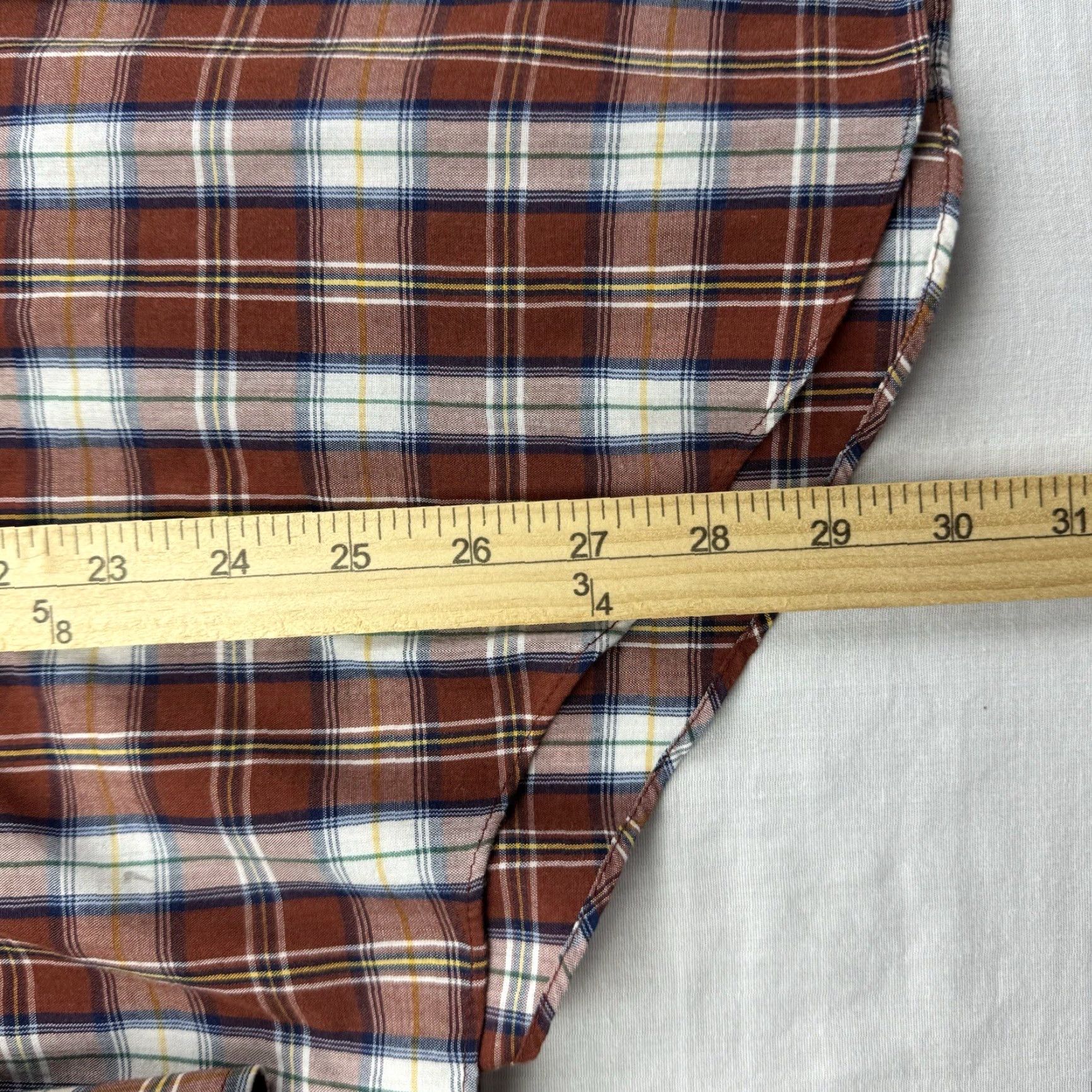 Vintage VINTAGE Roebuck & Co. Western Shirt Men L Red Plaid Pearl Snap 80s 90s Cowboy USA Size US L / EU 52-54 / 3 - 6 Thumbnail