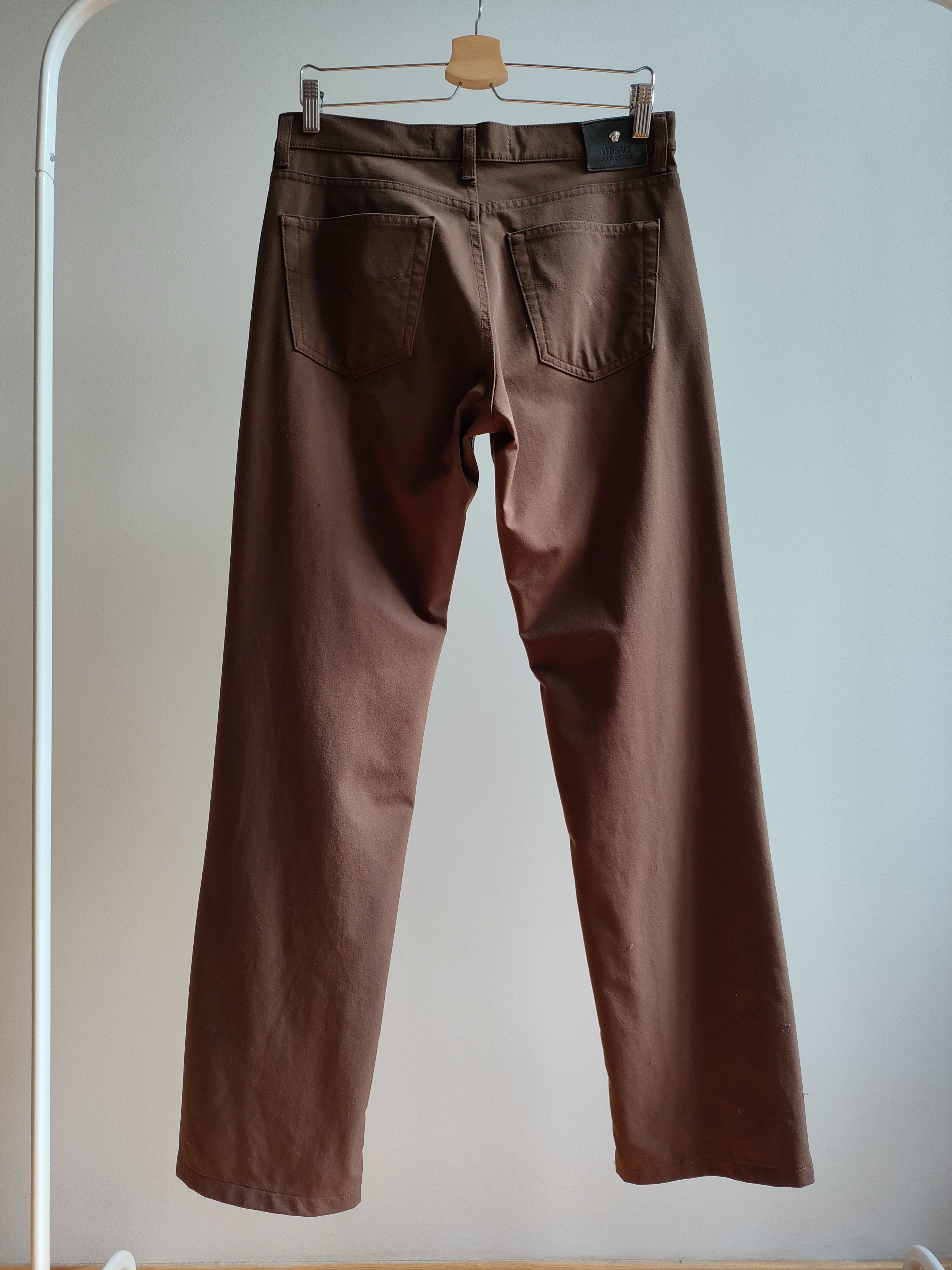 Versace Vintage Versace Nylon Brown Pants Size US 32 / EU 48 - 4 Thumbnail