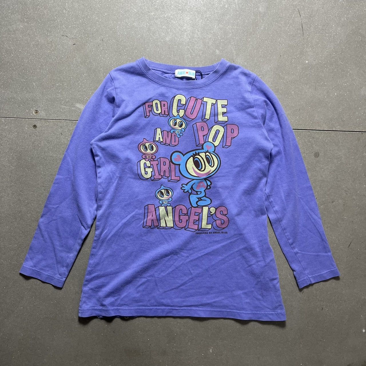 Angel Blue × Japanese Brand Angel Blue Purple Long Sleeve T-shirt Size S / US 4 / IT 40 - 1 Thumbnail