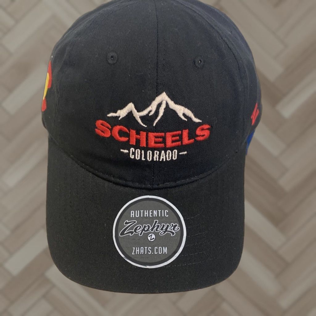 Zephyr Zephyr Scheels Colorado Authentic Hat NWT Adjustable /255 Men Baseball Cap Cotton Canvas Black Lightweight Sports Logo Casual Solid Size ONE SIZE - 1 Thumbnail