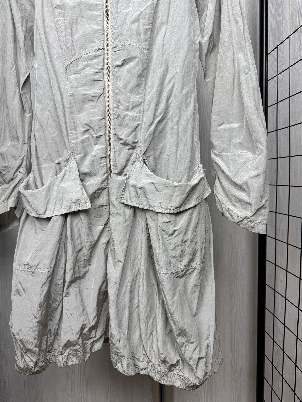 Transit Transit Par Such TR-900 Beige Metal Designer Full Zip Coat Size XS / US 0-2 / IT 36-38 - 5 Thumbnail