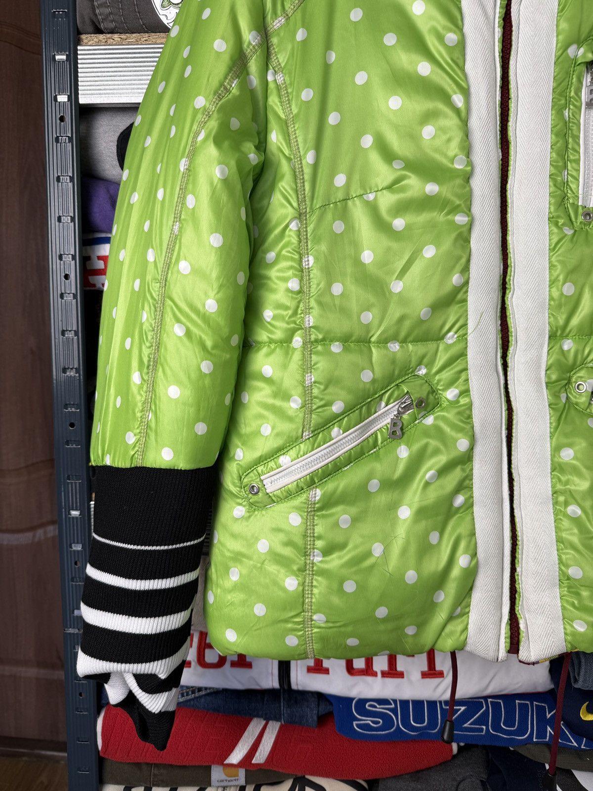 Bogner Bogner Ski Jacket Reversible Bomber Patchwork Flowers Size L / US 10 / IT 46 - 12 Thumbnail