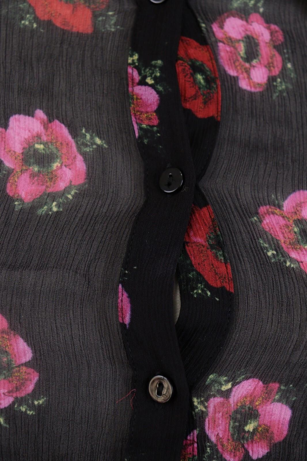 The Kooples The Kooples Paris Black Floral Mesh Shirt Size 1 / S Size M / US 6-8 / IT 42-44 - 4 Thumbnail