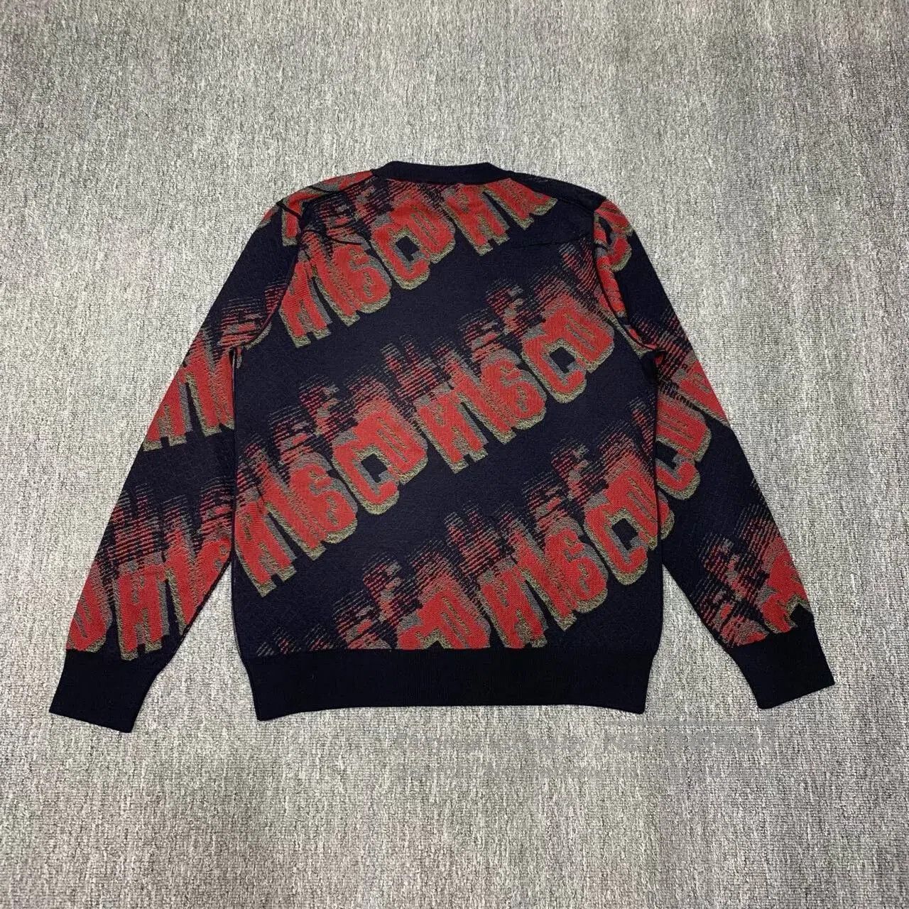 dior cd logo knit sweater size large.