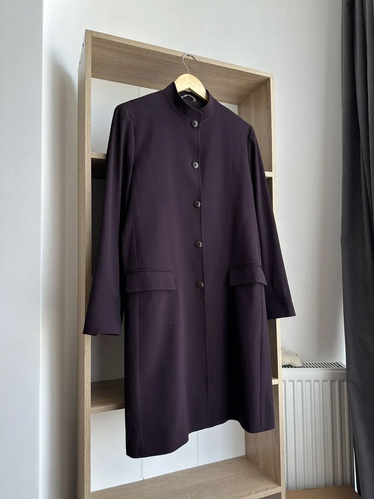 Max Mara × Vintage Vintage Max Mara Coat Violet Light Size 42 Size M / US 6-8 / IT 42-44 - 7 Thumbnail