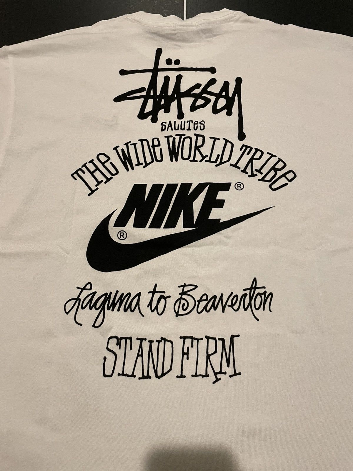 Nike × Stussy Nike x Stussy The Wide World Tribe T-Shirt Size US L / EU 52-54 / 3 - 4 Thumbnail
