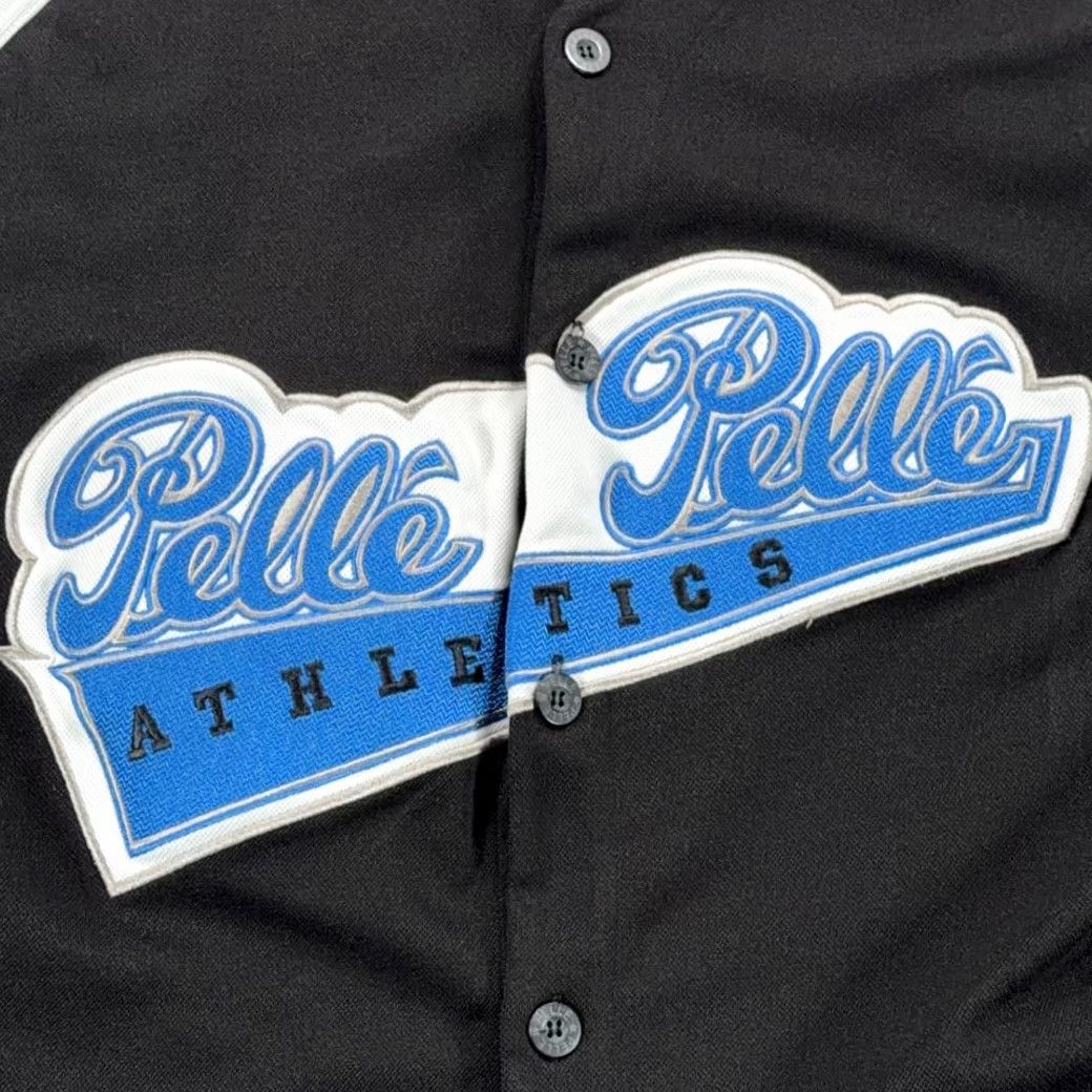 Pelle Pelle VINTAGE Pelle Pelle Baseball Jersey Adult EXTRA LARGE Black Hip Hop 90s Size US XL / EU 56 / 4 - 2 Thumbnail