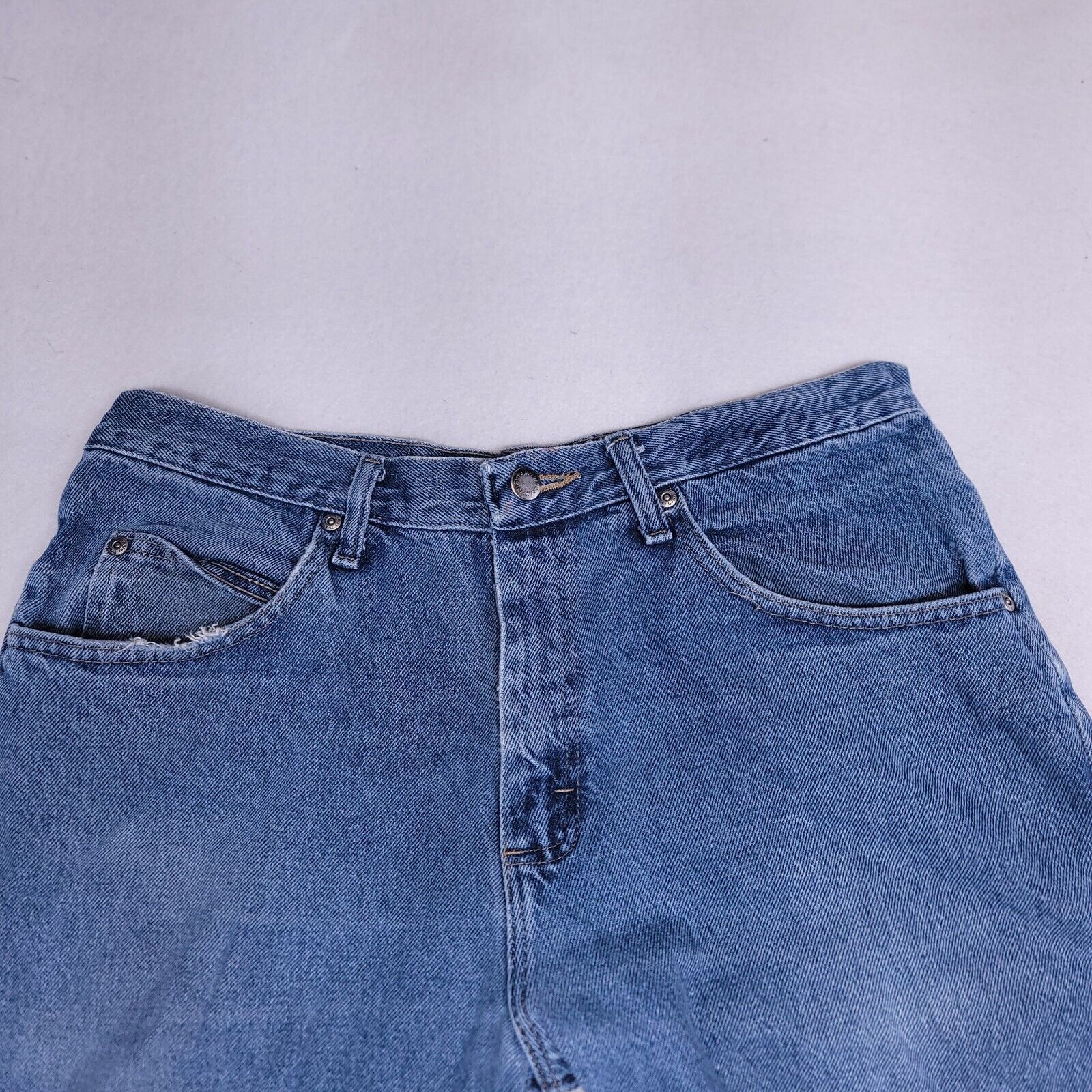 Wrangler Wrangler Casual Button Zip Denim Jeans Mens Size 33x30 Blue Size US 33 - 1 Thumbnail