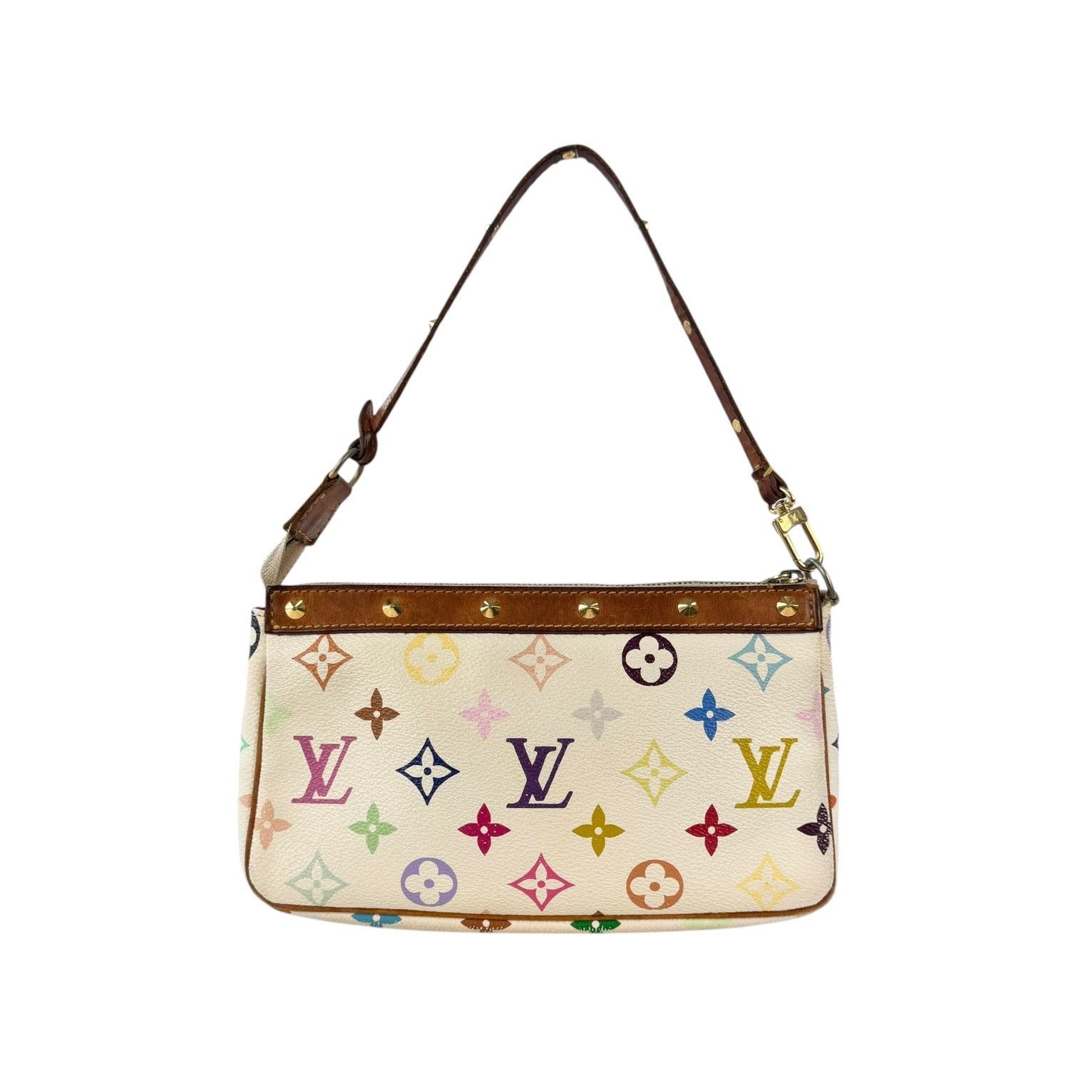 Louis Vuitton Louis Vuitton Murakami Multicolor Studded Pochette Bag Size ONE SIZE - 2 Thumbnail