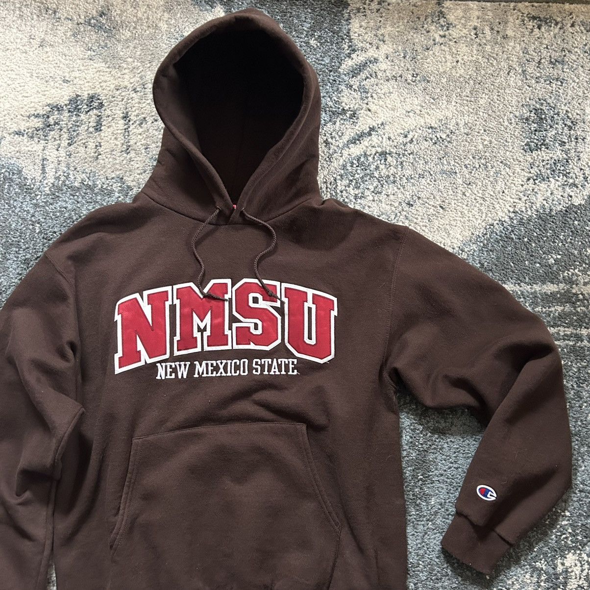 Champion NMSU BROWN BURGUNDY CREAM TACKLE TWiLL REVERSE WEAVE HOODiE Size US L / EU 52-54 / 3 - 2 Thumbnail