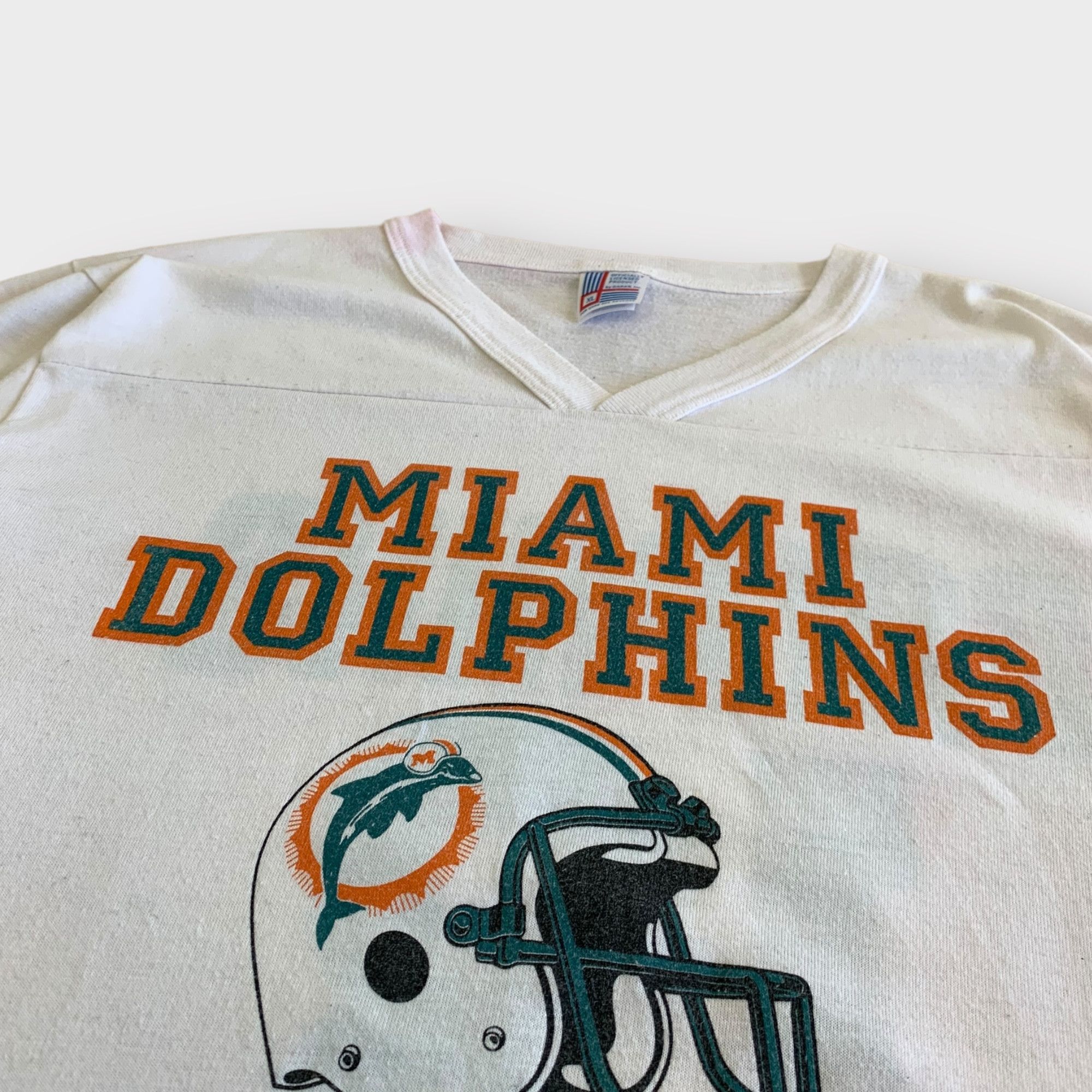 Vintage NFL Miami Dolphins t-shirt Size US XL / EU 56 / 4 - 5 Thumbnail