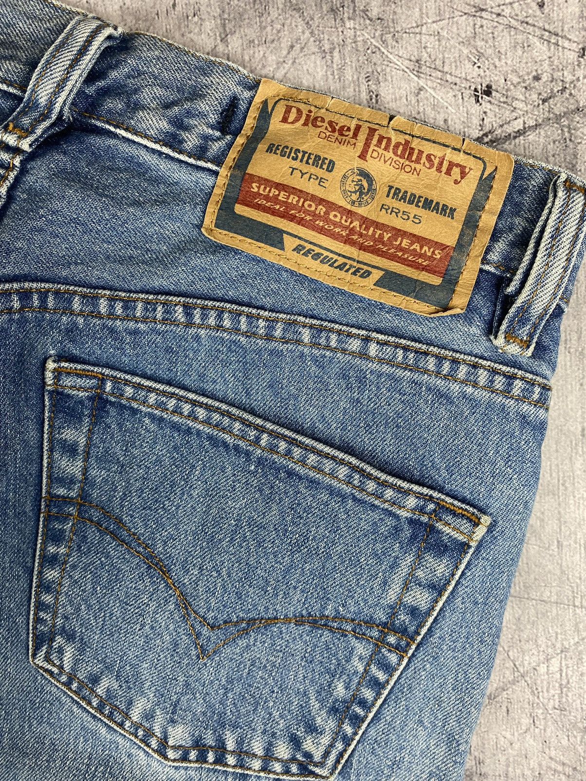 Diesel × Jean × Vintage Vintage Diesel Designer y2k baby blue Jeans Size 29 Size US 29 - 4 Thumbnail