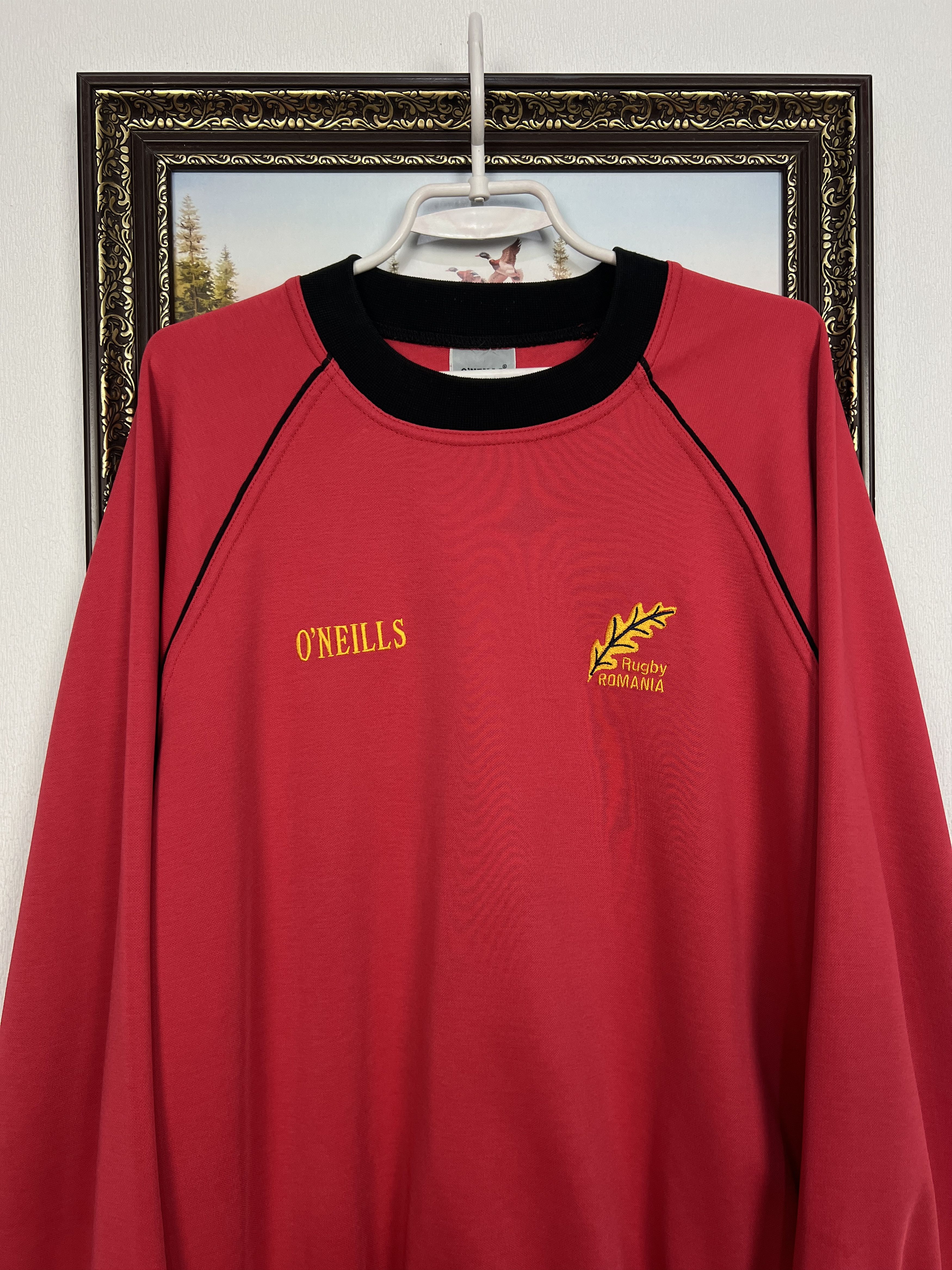 O'Neill Vintage Romania Rugby Union Sweatshirt Jacket Crewneck Size US XL / EU 56 / 4 - 2 Thumbnail