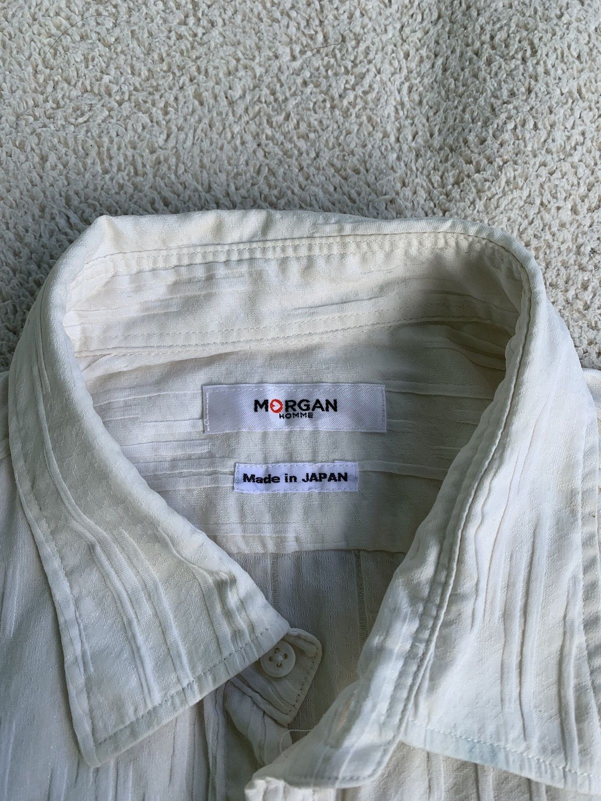 Issey Miyake × Japanese Brand × Morgan Homme Vtg 90s Morgan Homme stripe panttern Fly Button Size US L / EU 52-54 / 3 - 8 Thumbnail