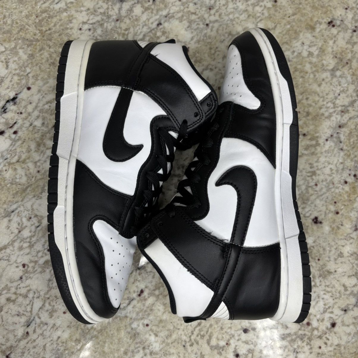 Nike Size 8.5 - Nike Dunk High Black White CLEAN No box Size US 8.5 / EU 41-42 - 12 Thumbnail