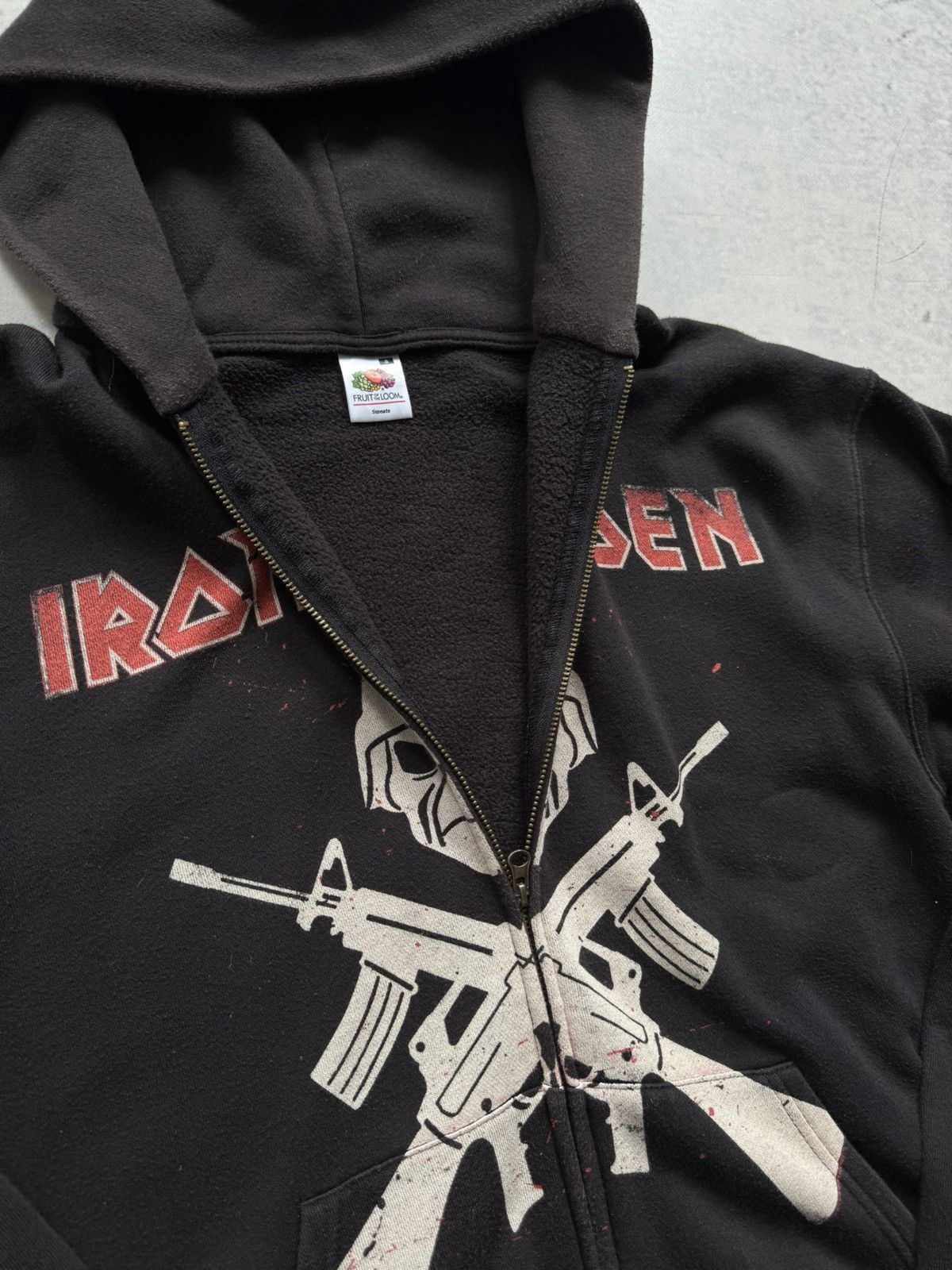 Iron Maiden Iron Maiden zip hoodie War big logo Size US S / EU 44-46 / 1 - 3 Thumbnail