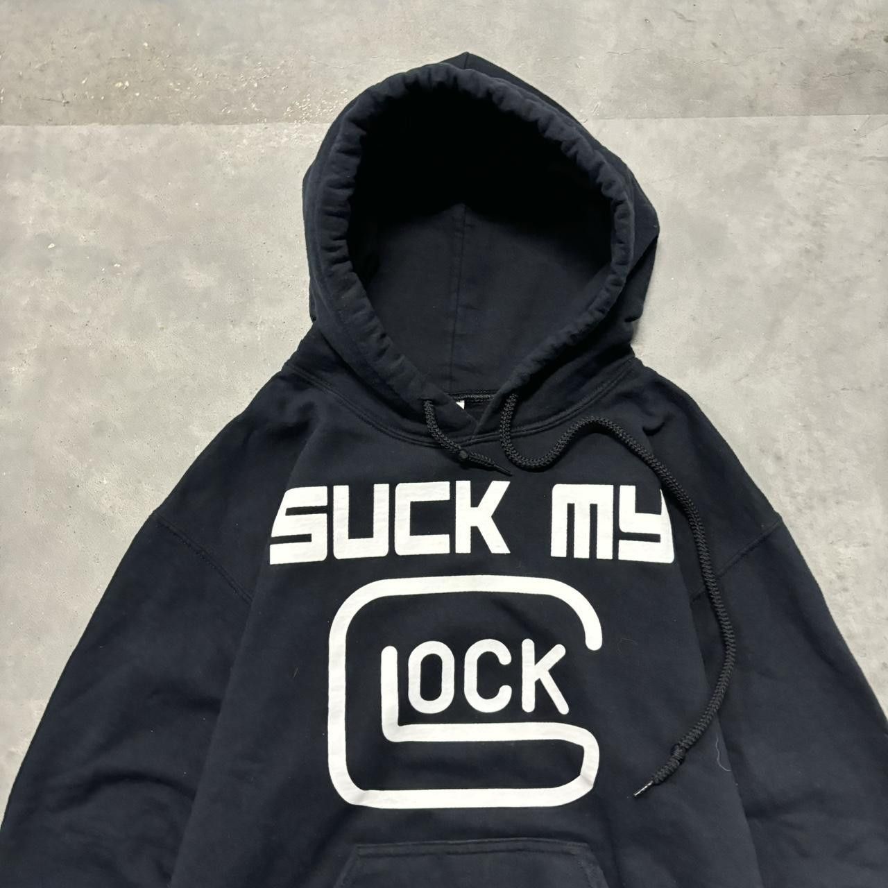 Japanese Brand × Vintage Vintage Y2K Suck My Glock Funny Opium Streetwear Hoodie! Size ONE SIZE - 2 Thumbnail