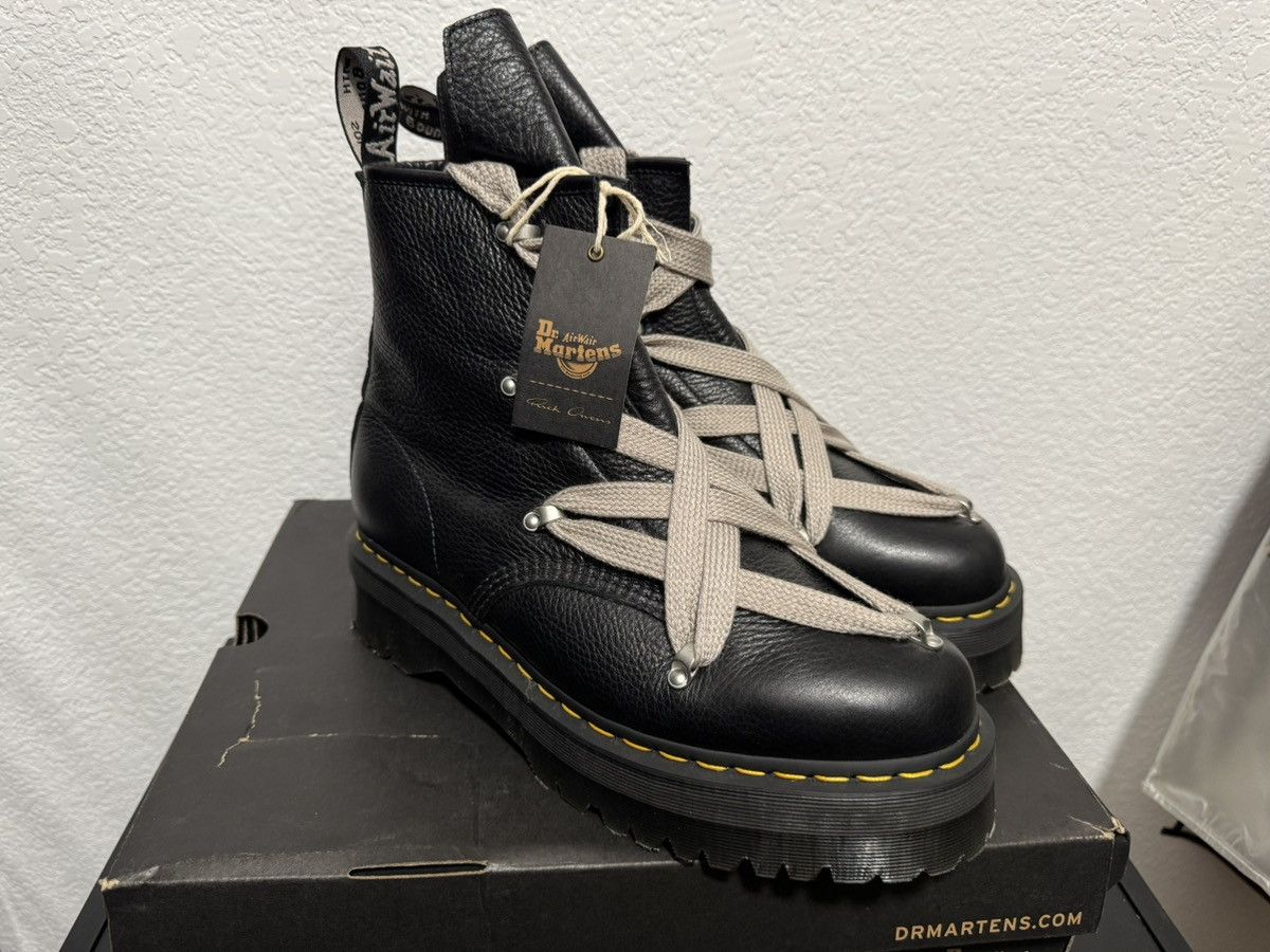 Dr. Martens × Rick Owens Rick Owens x Dr. Martens quad sole jumbo lace Size US 12 / EU 45 - 6 Thumbnail