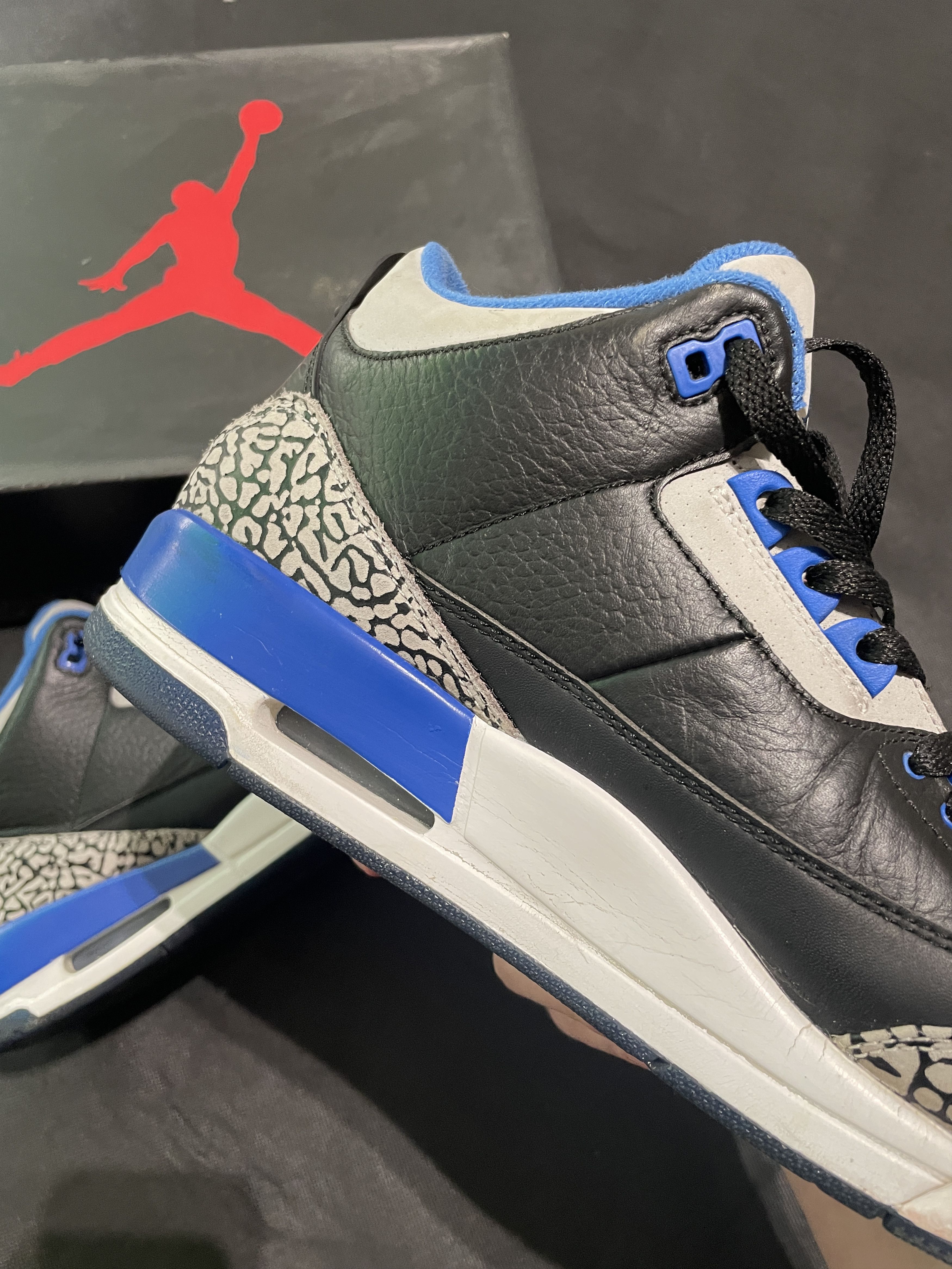 Nike Nike Air Jordan 3 Sport Blue EU 45 US 11 Size US 12 / EU 45 - 6 Thumbnail