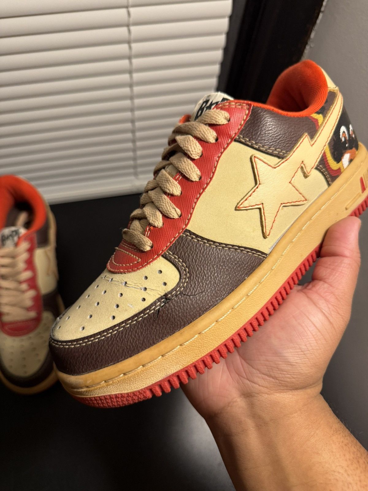 Bape Bapesta College Dropout Kanye Size 6.5 Size US 6.5 / EU 39-40 - 4 Thumbnail
