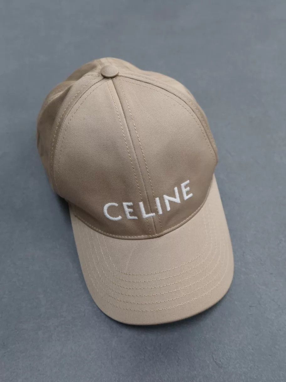 Celine CELINE Cotton Logo Embroidered Unisex Bball Cap M Size ONE SIZE - 1 Thumbnail