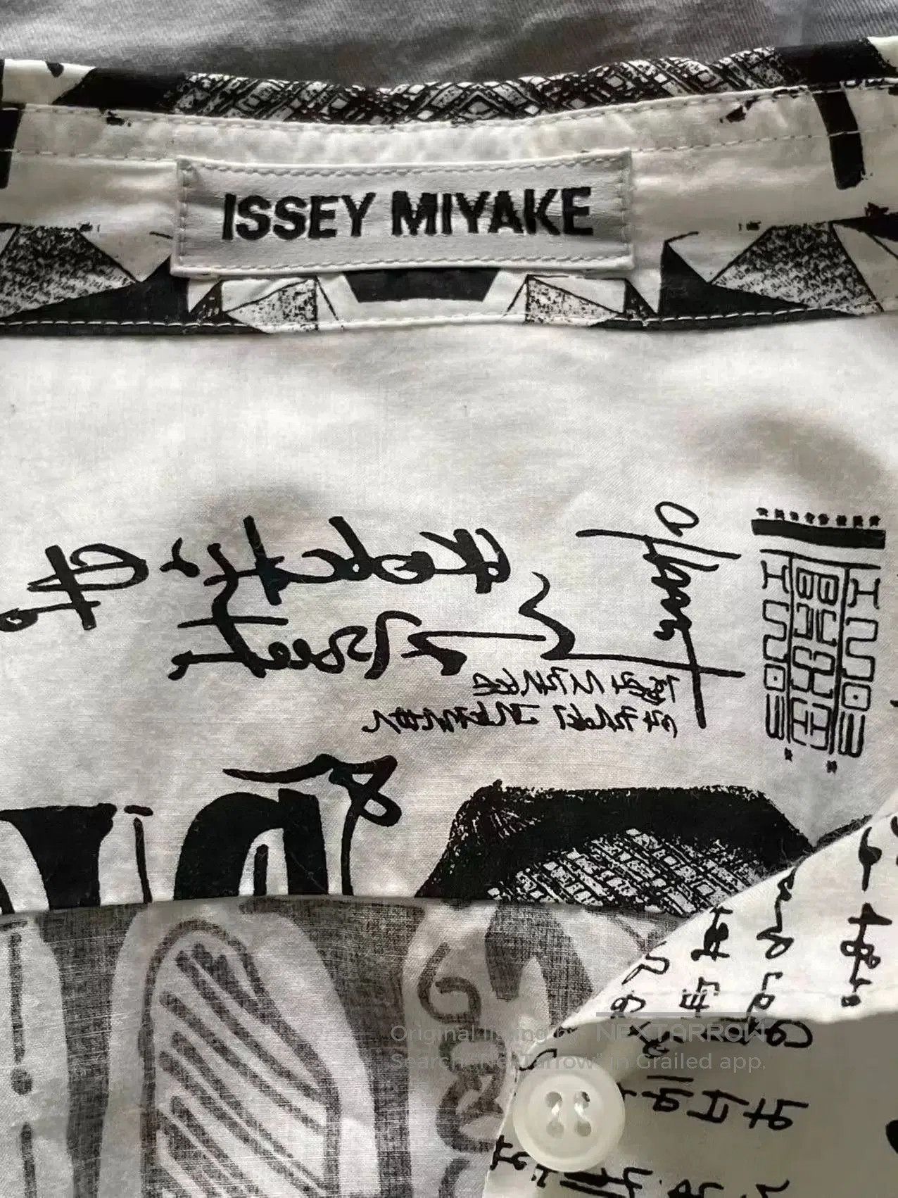 Issey Miyake Issey Miyake 03ss Newspaper Shirt. Size US M / EU 48-50 / 2 - 4 Thumbnail
