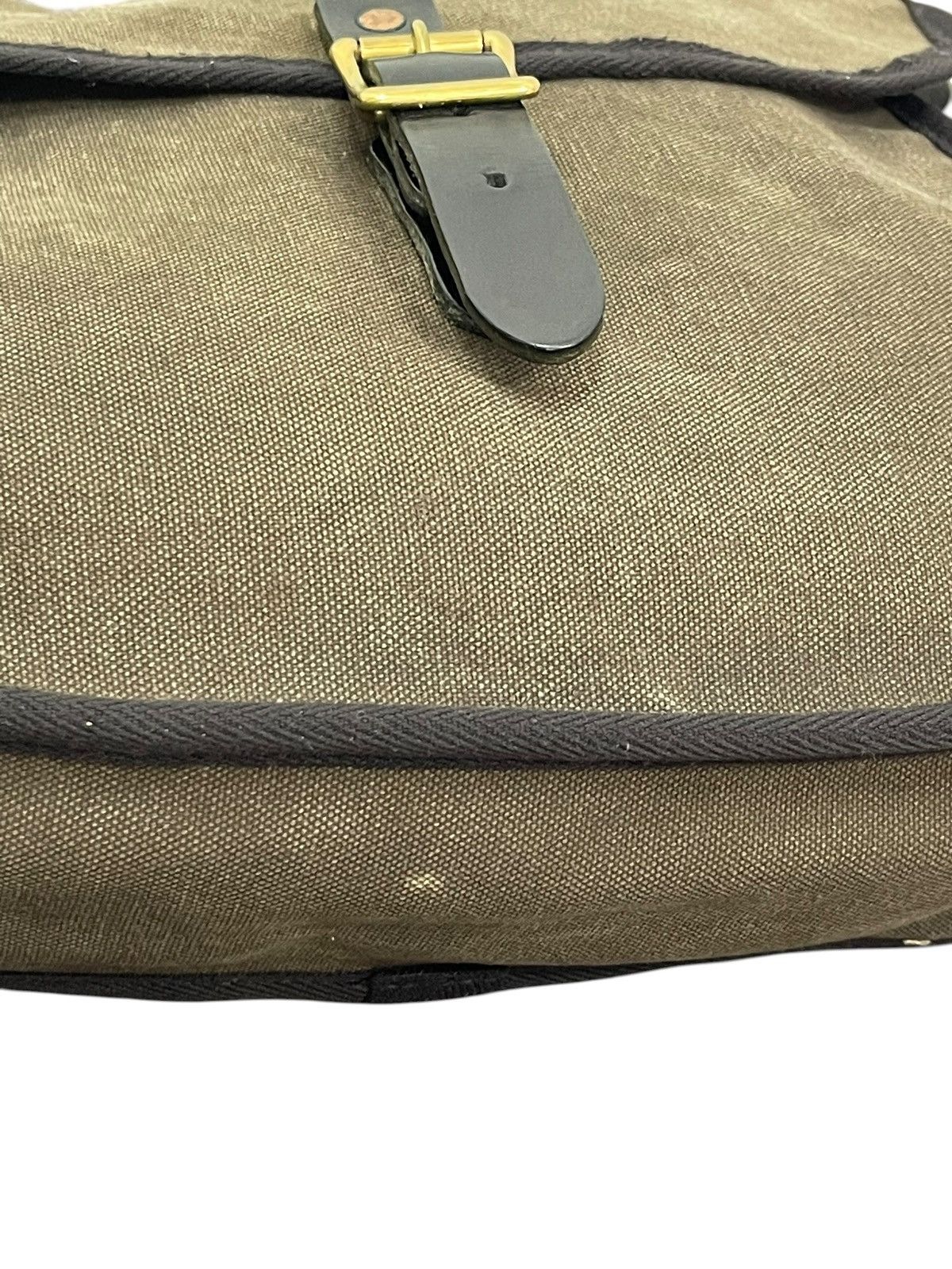 Comme des Garcons × Stussy Leather Canvas Slow Japan Messenger Bag julius amir 1🟩2 Size ONE SIZE - 7 Thumbnail