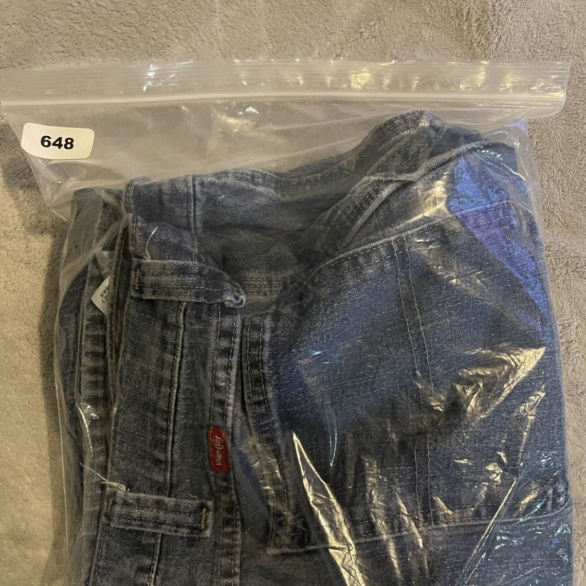 Wrangler Vintage Y2K Wrangler Mens Carpenter Jeans Blue Denim 42x30 Size US 42 / EU 58 - 11 Thumbnail