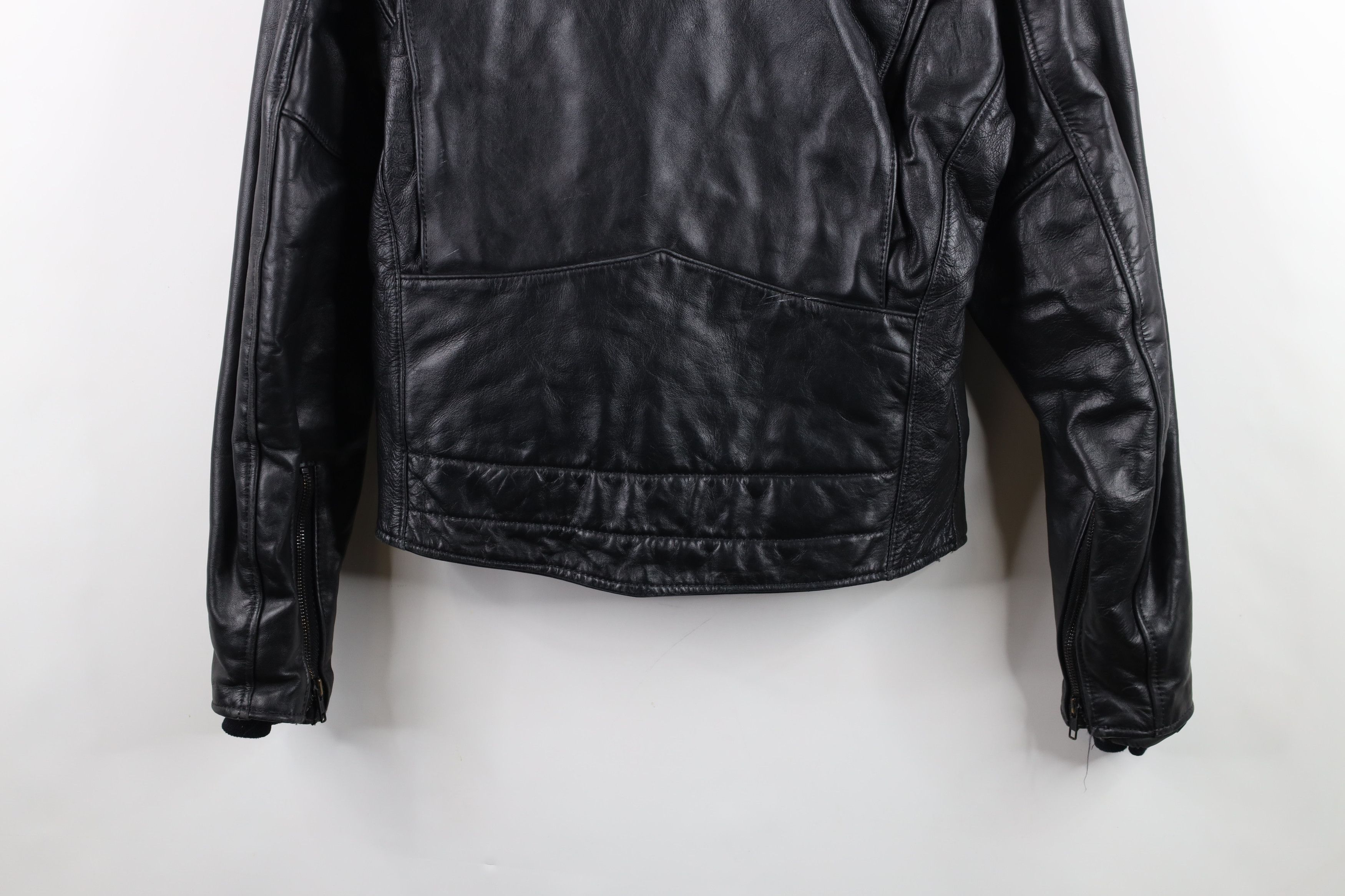 Vintage Vintage 70s 80s Detroit Police Leather Motorcycle Jacket USA Size US XL / EU 56 / 4 - 16 Thumbnail
