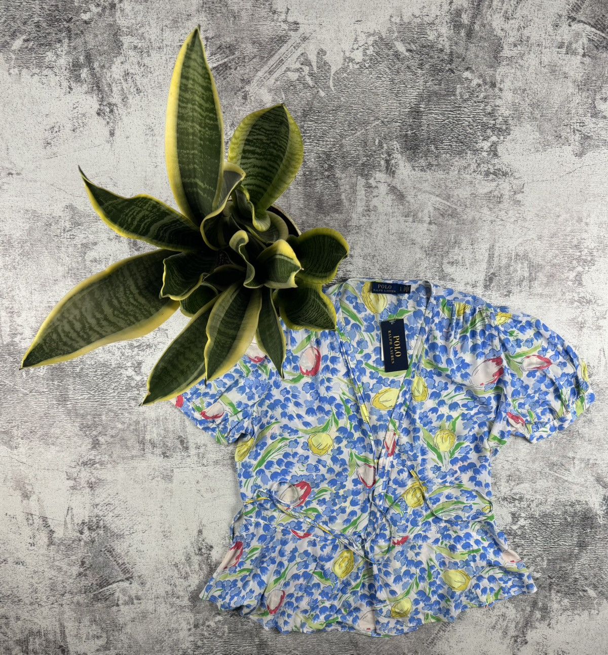 Polo Ralph Lauren NEW Polo Ralph Lauren 2023 Viscose Dress Shirt Blouse Top Size L / US 10 / IT 46 - 2 Thumbnail