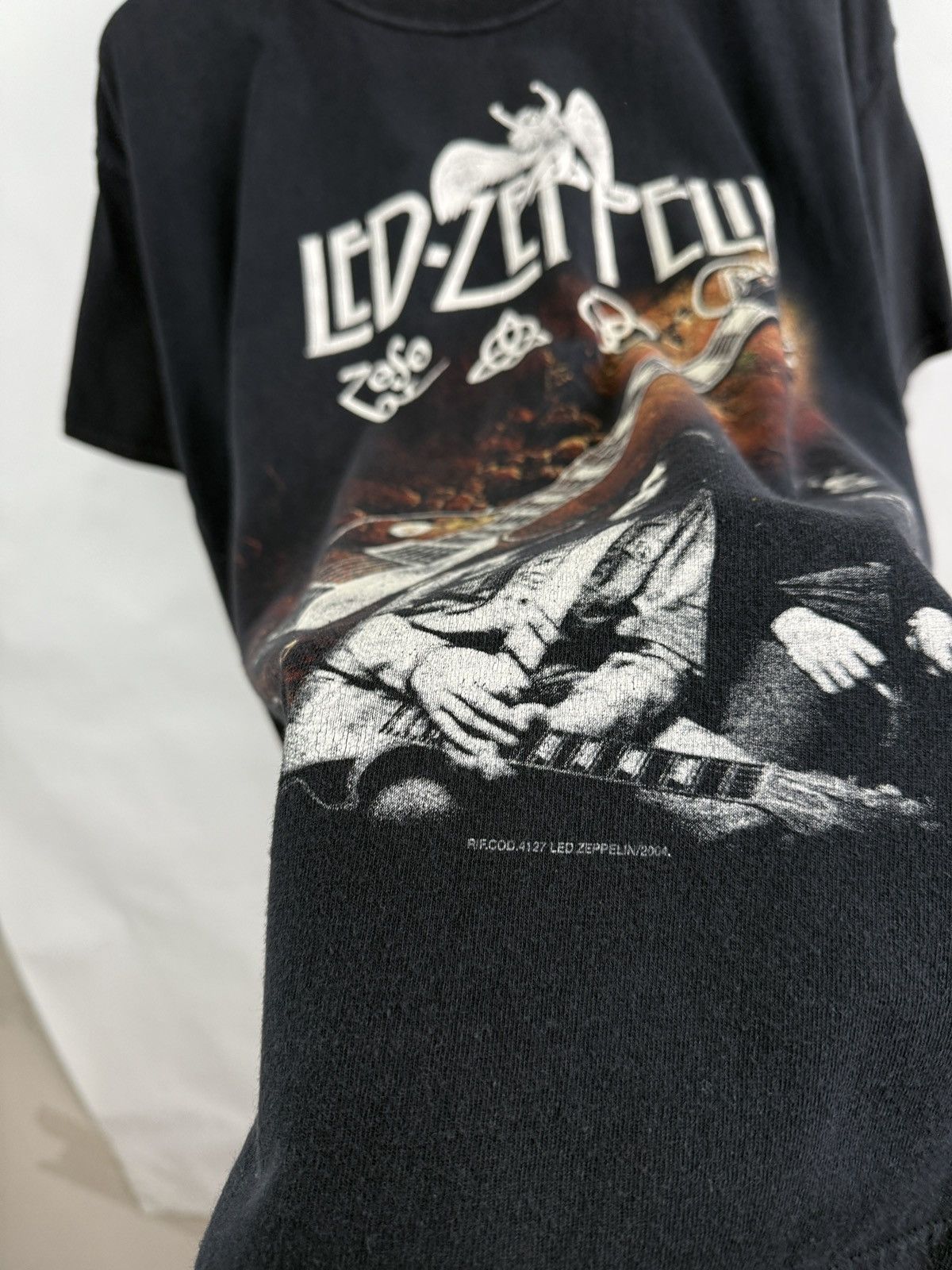 Led Zeppelin 🇬🇧 Vintage 2004 Led Zeppelin Jimmy Page Robert Plant Bonham T Size US XL / EU 56 / 4 - 6 Thumbnail