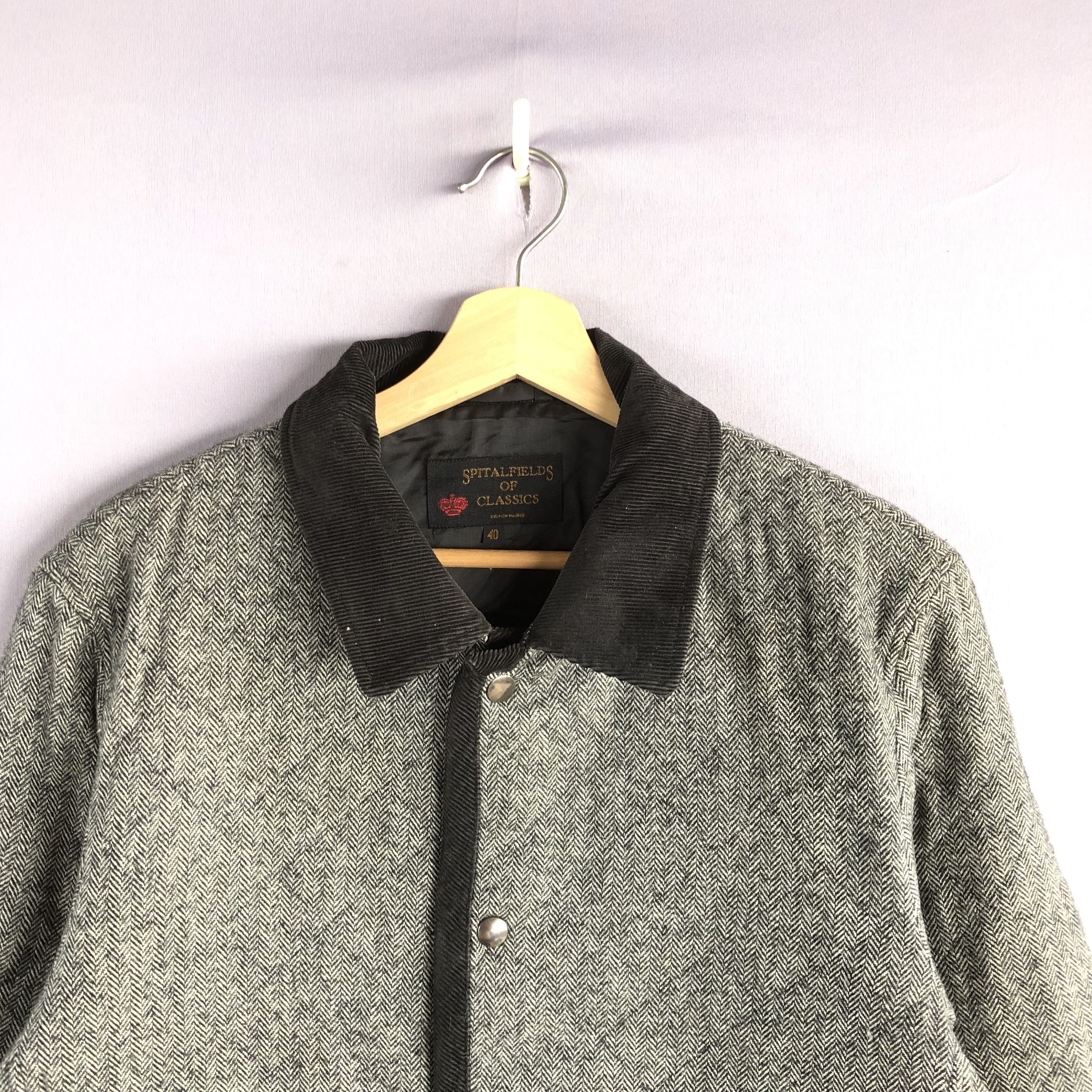 Japanese Brand × Vintage Vintage SpitalField Thermolite Quilted Wool Jackets Size US XS / EU 42 / 0 - 4 Thumbnail