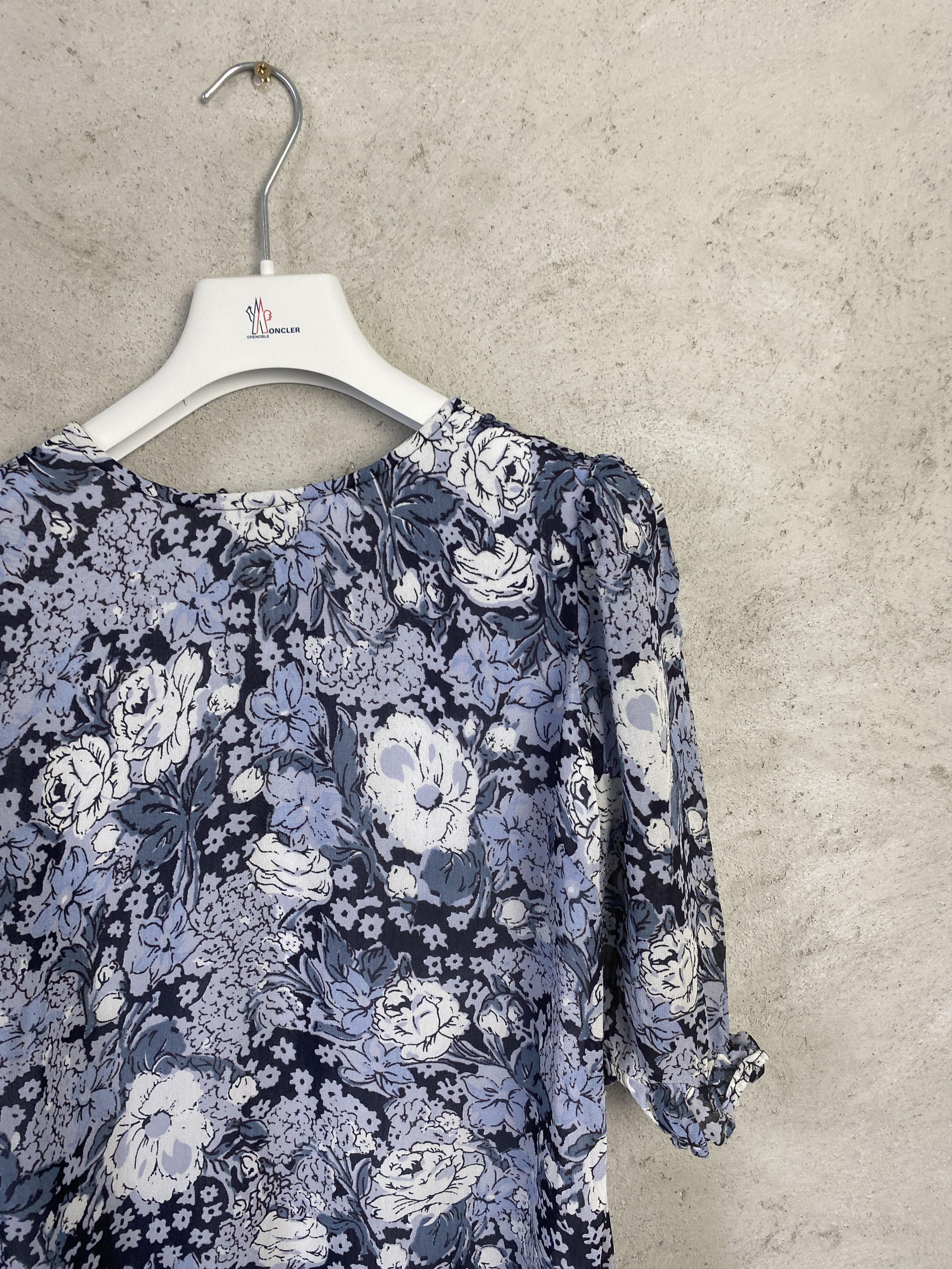 Ganni Ganni floral viscose dress casual formal Size S / US 4 / IT 40 - 2 Thumbnail
