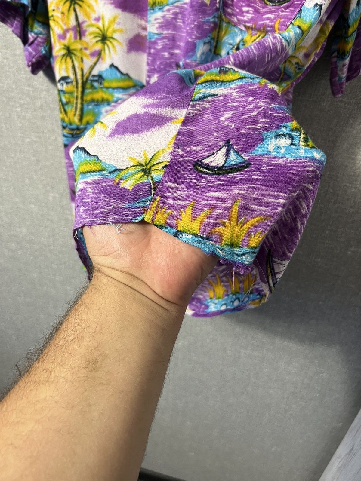 Fubu × Vintage Rare FUBU All Over Printed Hawaiian Button Shirt 100% Rayon Size US XL / EU 56 / 4 - 10 Thumbnail