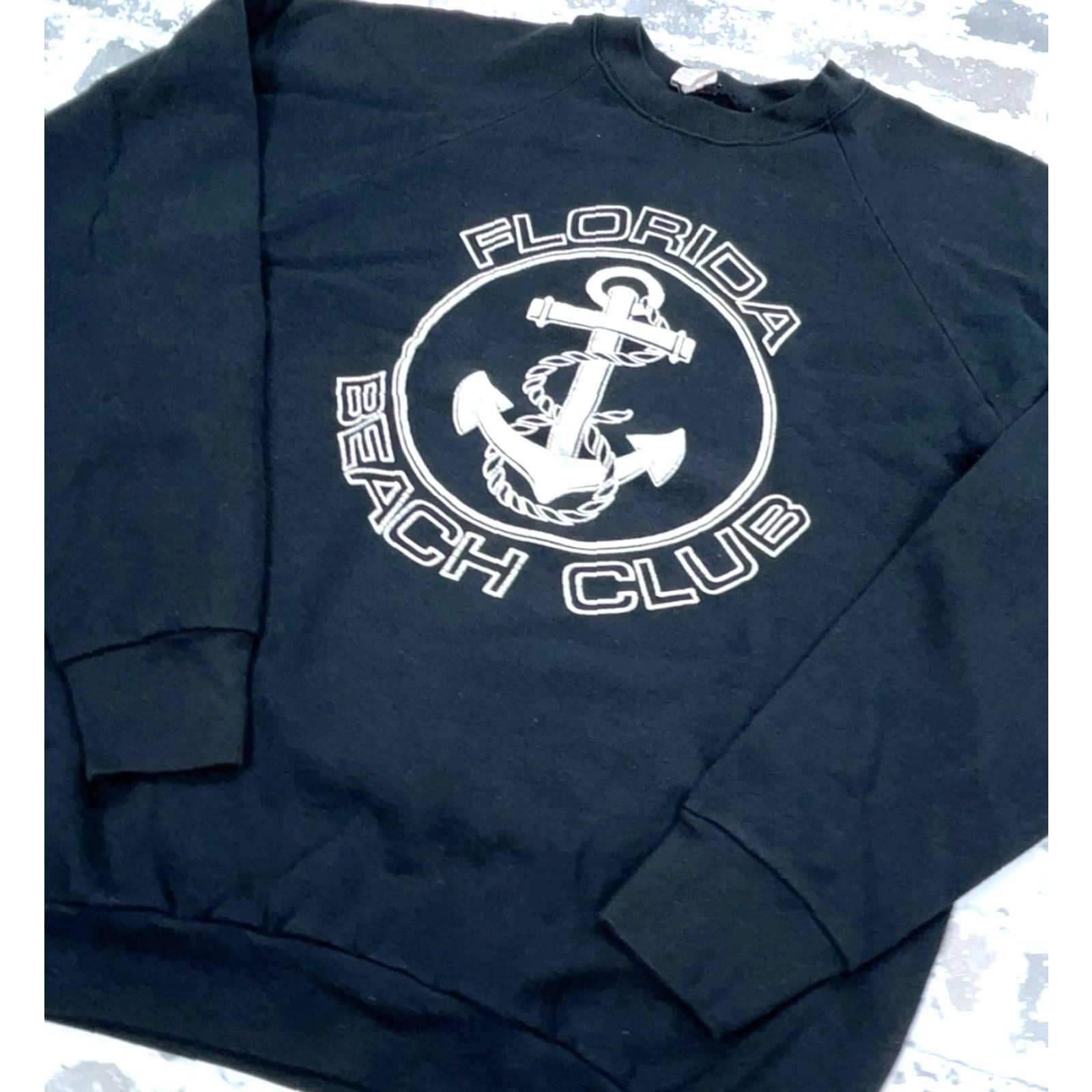 Vintage VINTAGE Sherry Florida Sweatshirt Men XL Black Crewneck Sweater USA 80s 90s Beach Club Shirt Mens XL Black Retro American 90s Sweatshirt Size US XL / EU 56 / 4 - 2 Thumbnail